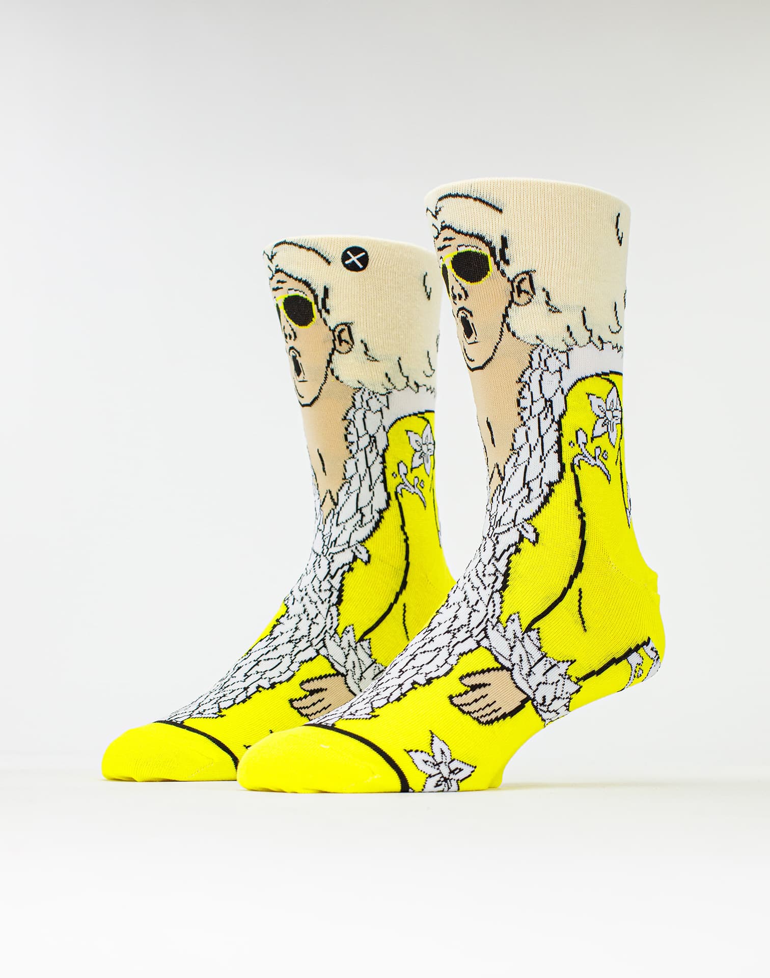 Photo of Odd Sox Gold Flair Crew Socks