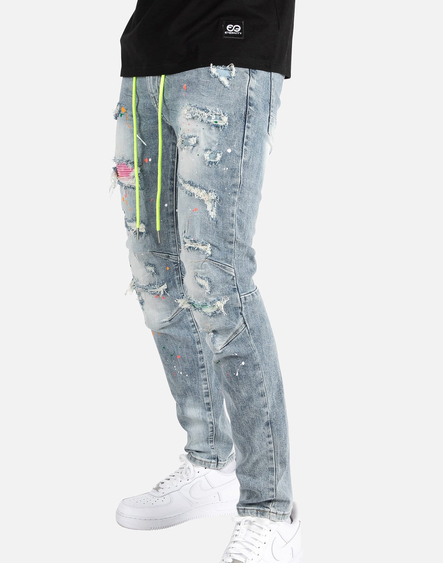 Photo of 7ty7 Llc Color Rip N' Repair Jeans