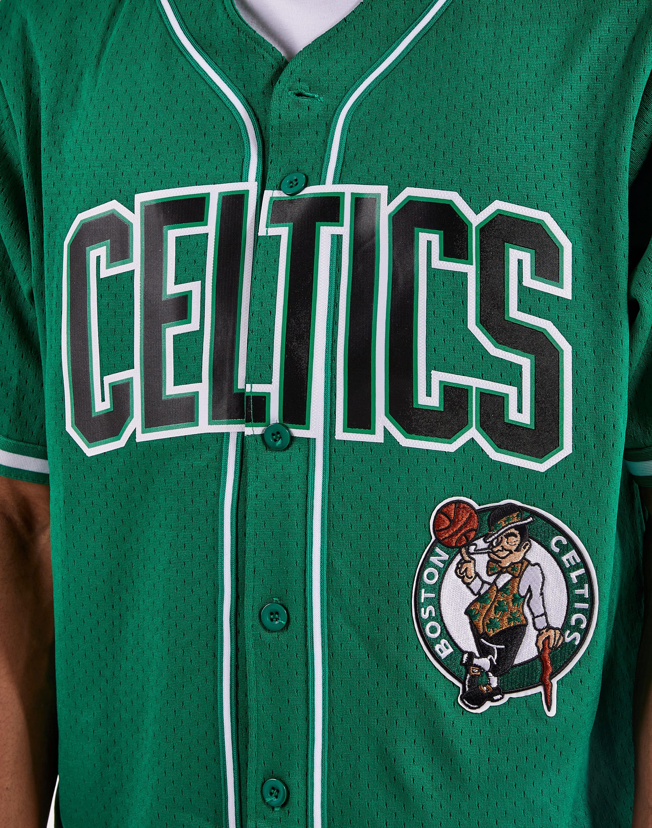 boston celtics fan gear Pro Standard Boston Celtics Classic Mesh Jersey