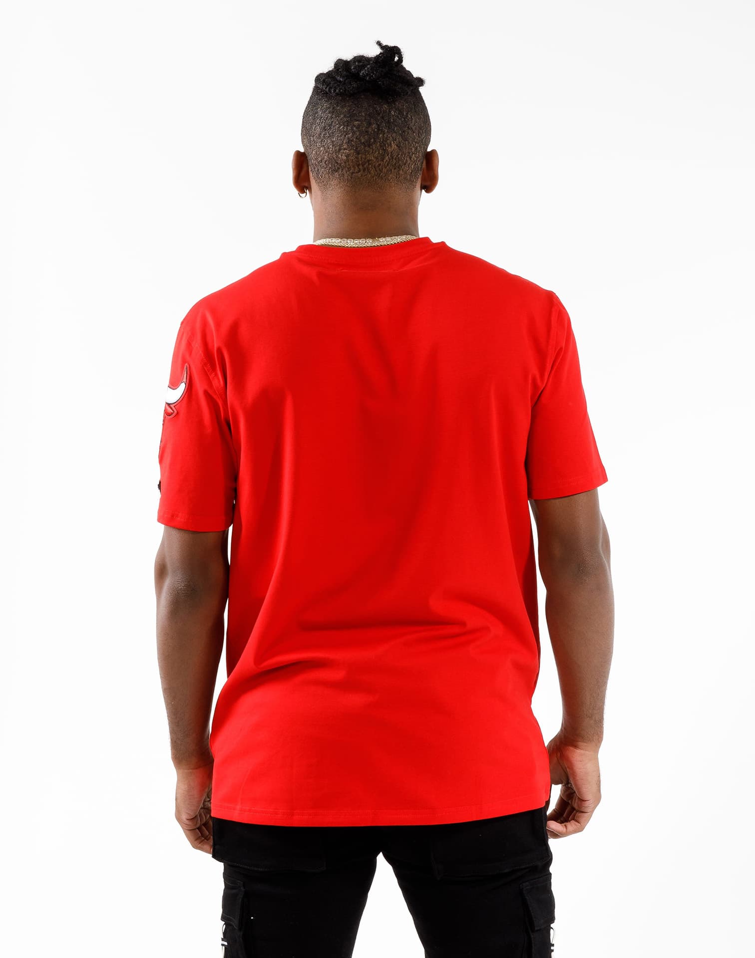 Photo of Pro Standard Nba Chicago Bulls Stacked Logo Tee