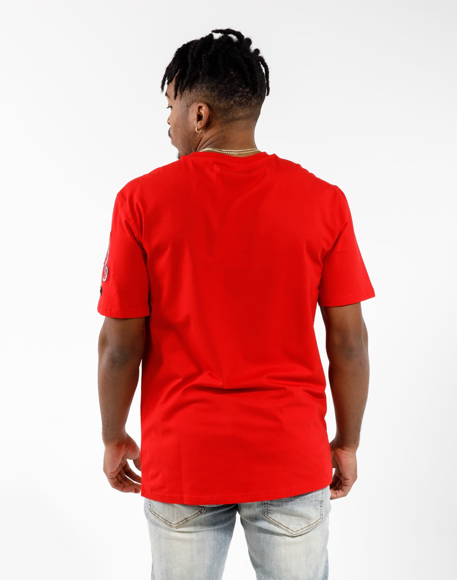 Photo of Pro Standard MLB ATLANTA BRAVES STACKED LOGO TEE