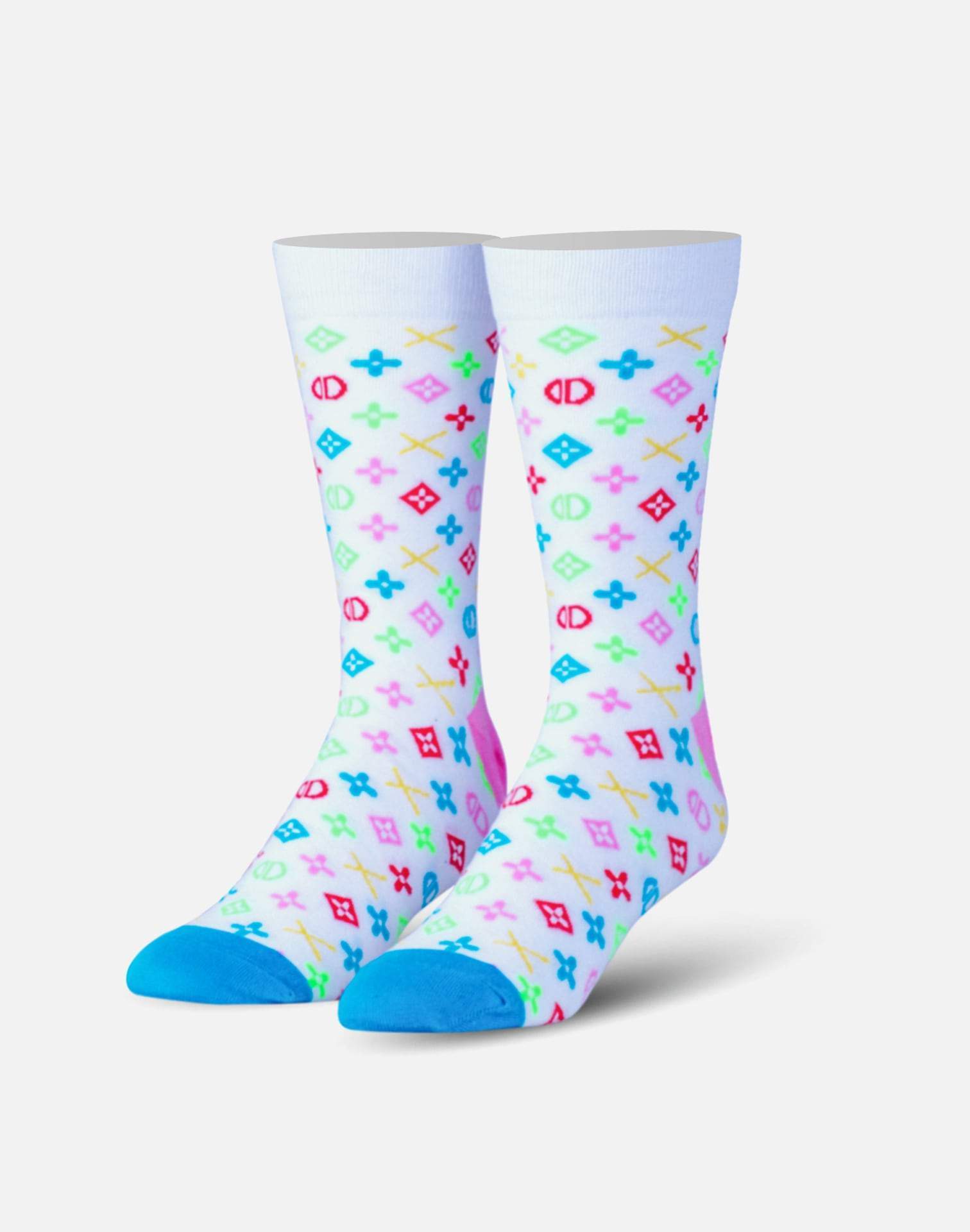 pink lv socks