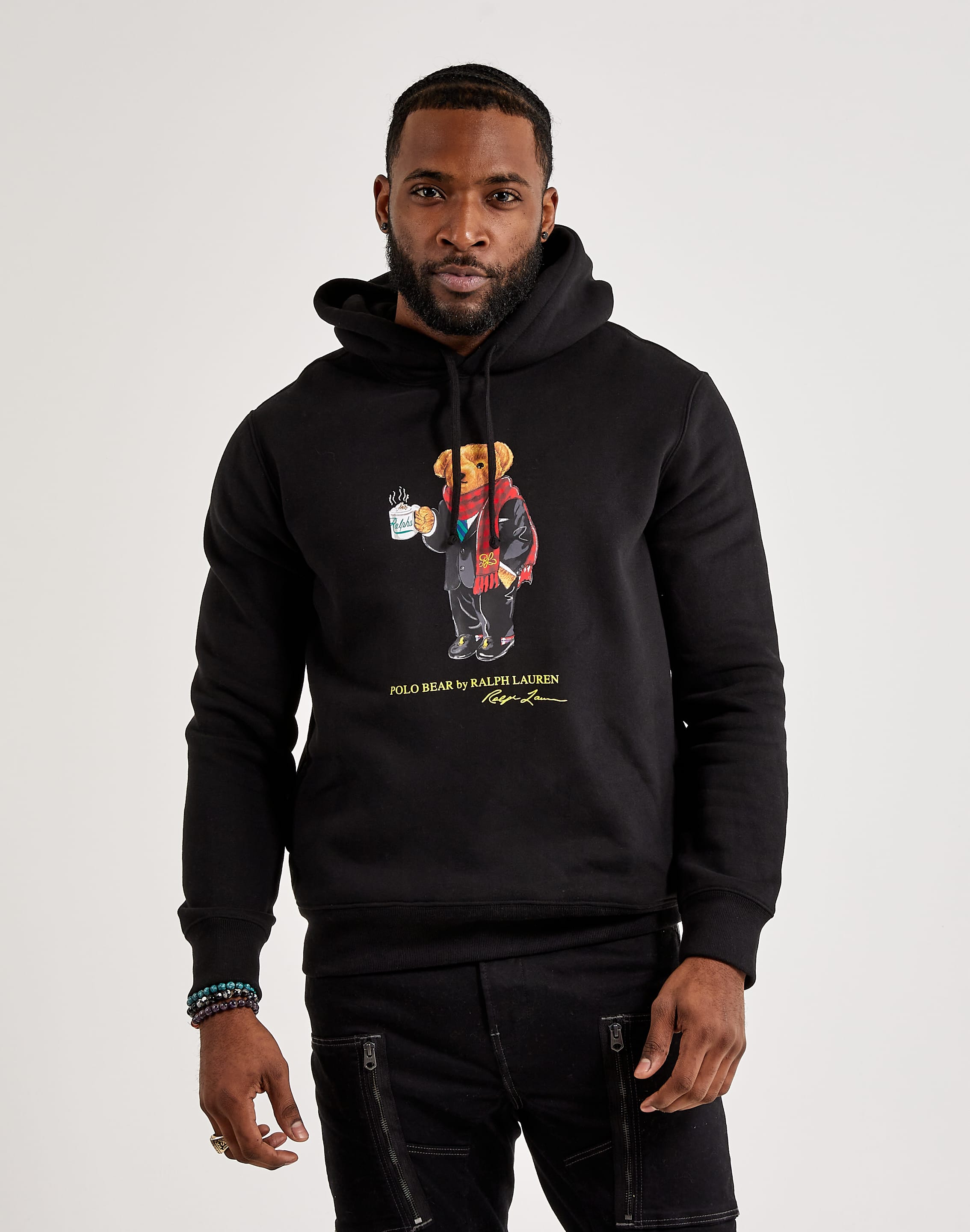 Fleece Hoodies Polo Ralph Lauren Black Hoodie Polo Ralph Lauren