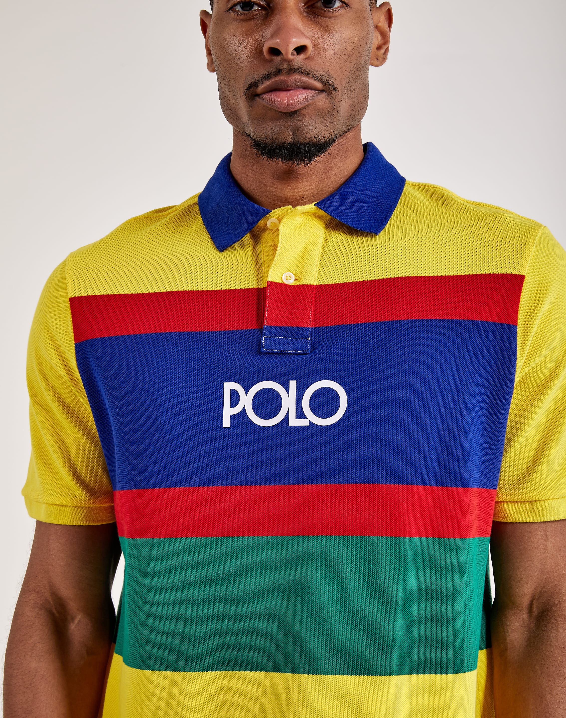 Polo Ralph Lauren Logo Striped Polo Shirt – DTLR