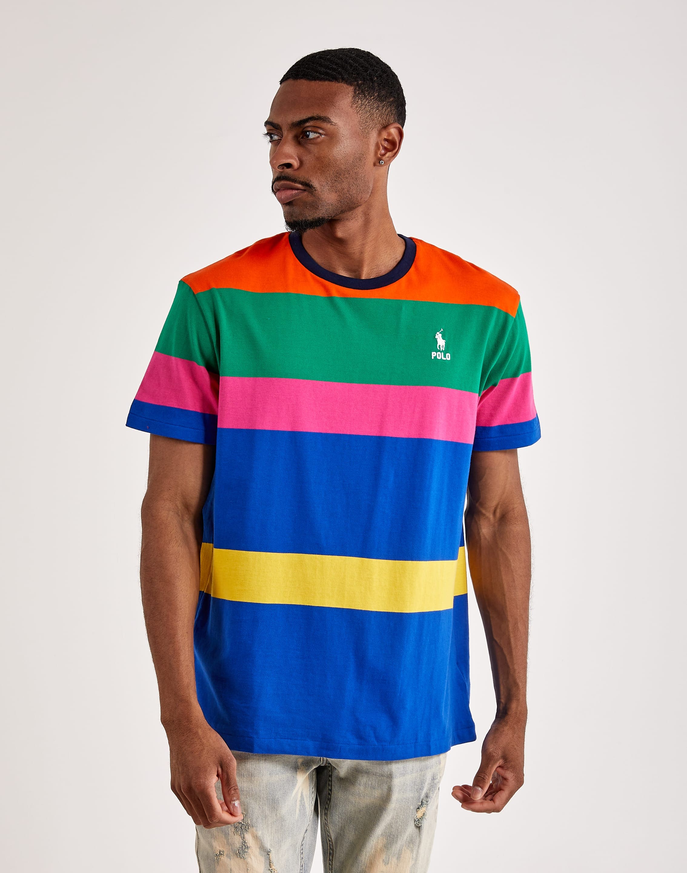 Polo Ralph Lauren Classic Fit Striped Jersey Tee – DTLR
