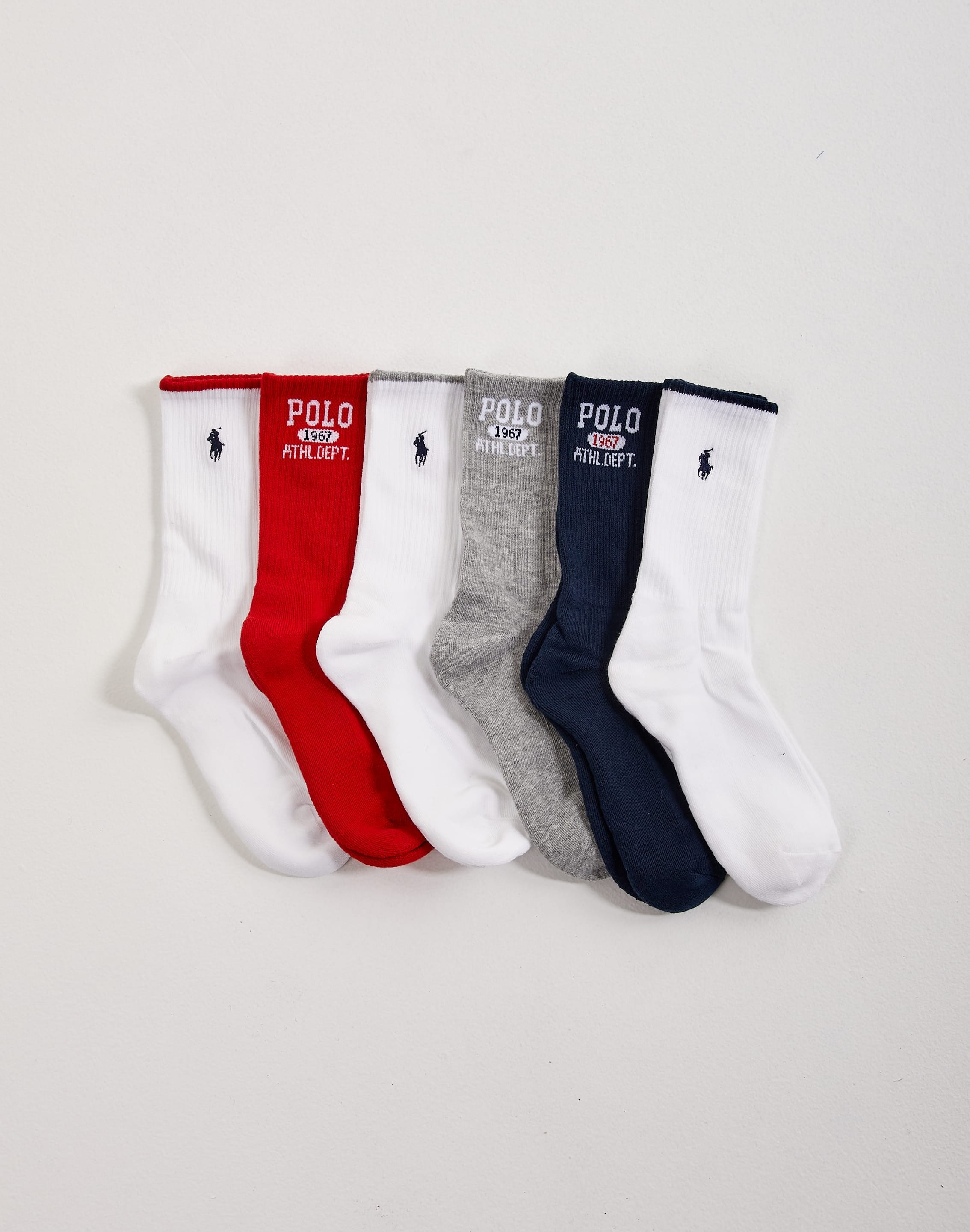Ralph lauren crew socks 6 pack Clearance