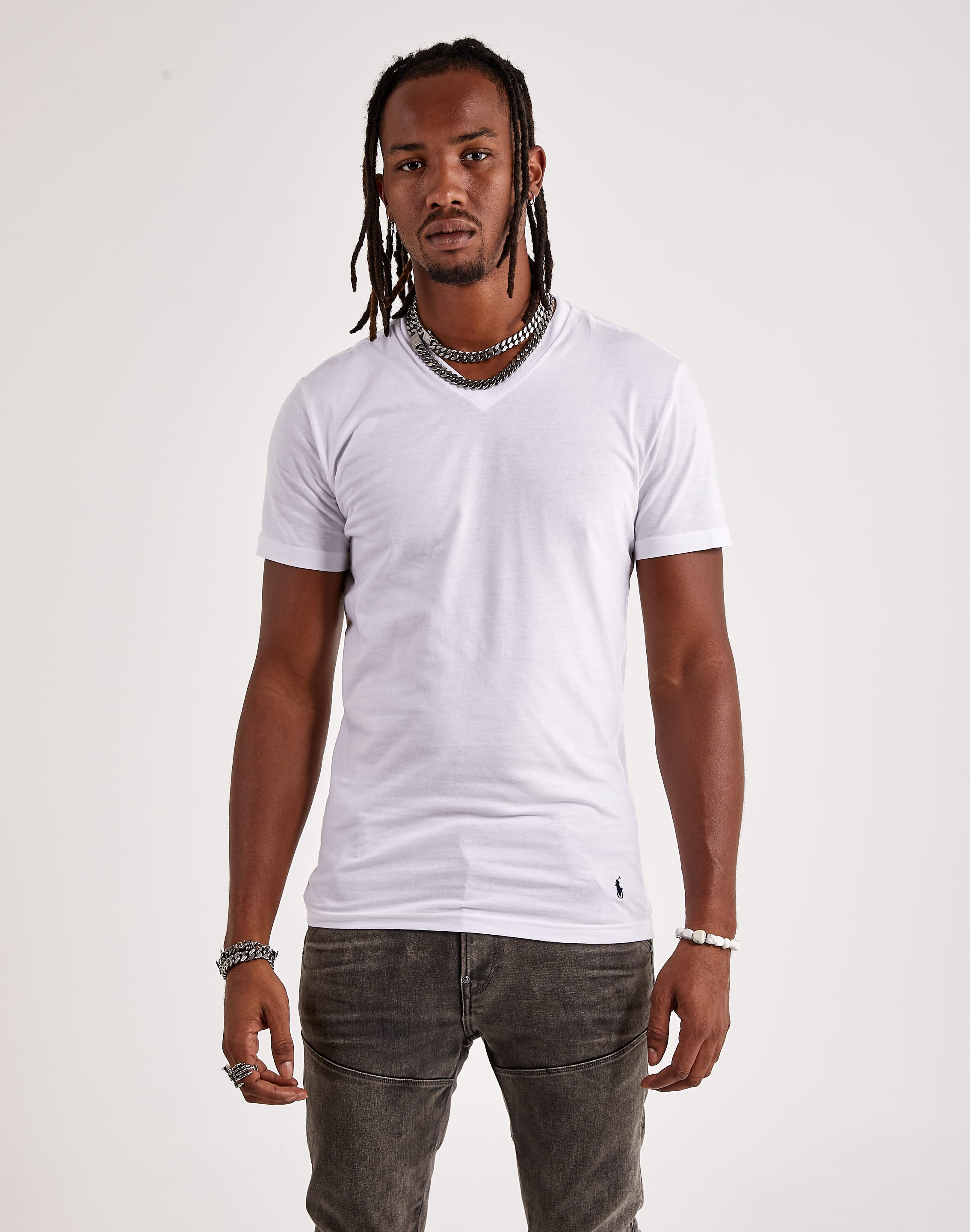 Polo Slim Fit Pack Polo Ralph Lauren Men's 3-Pack Slim Fit V-Neck