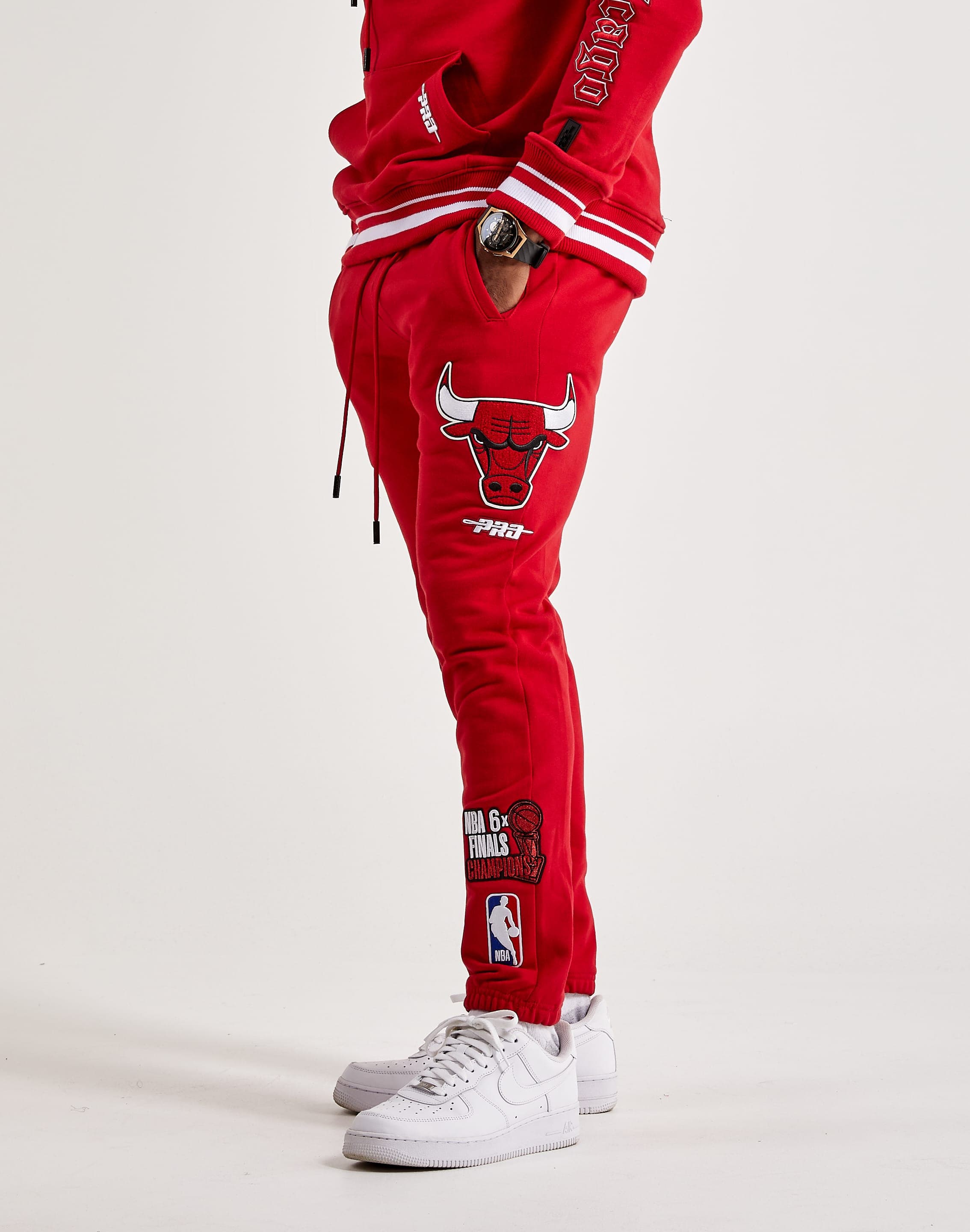 Men's Fanatics Branded Red Chicago Bulls Jogger Pants