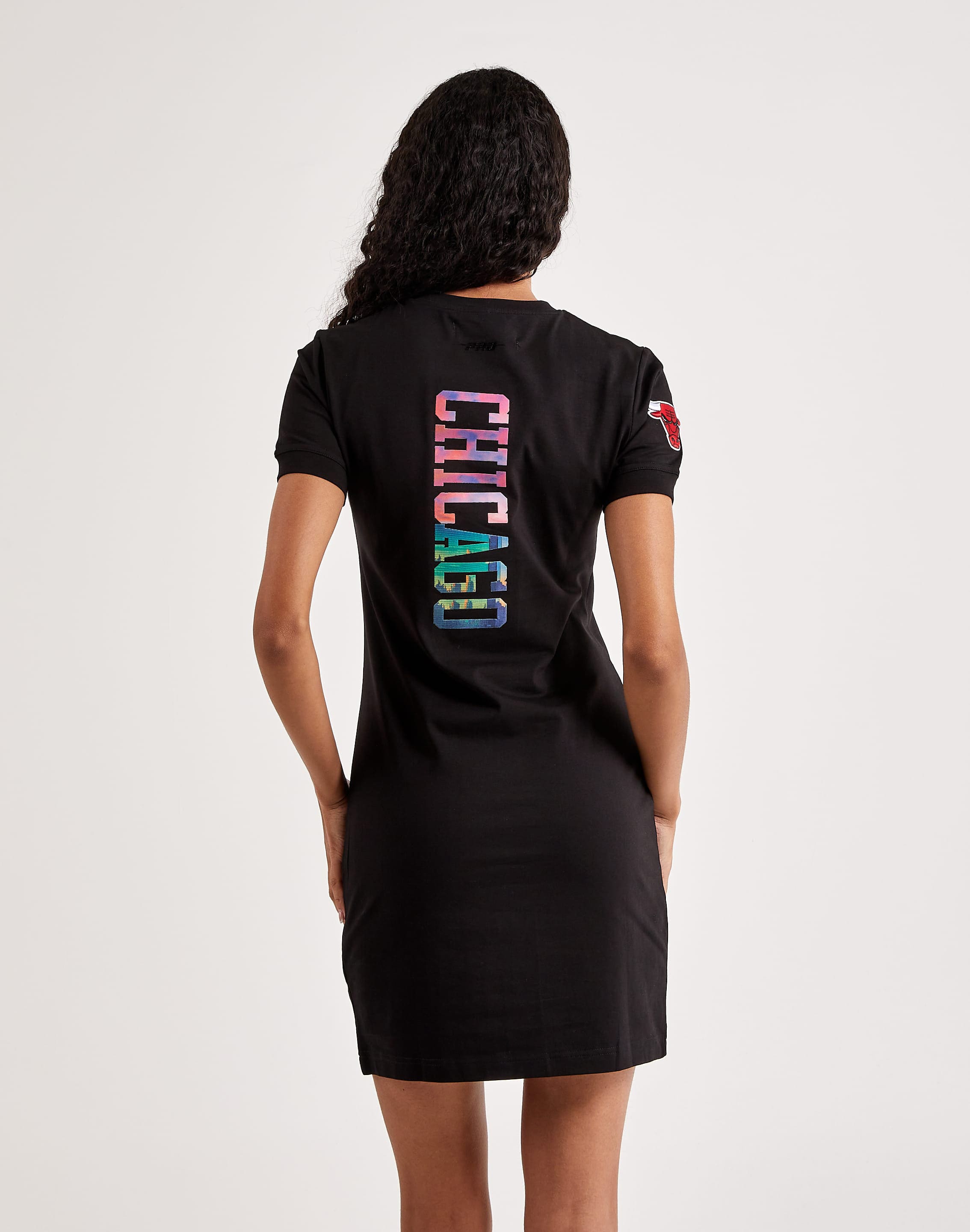 chicago bulls t shirt dress Women's Fanatics Cream Chicago Bulls Elements Go Tri-Blend T-Shirt Dress