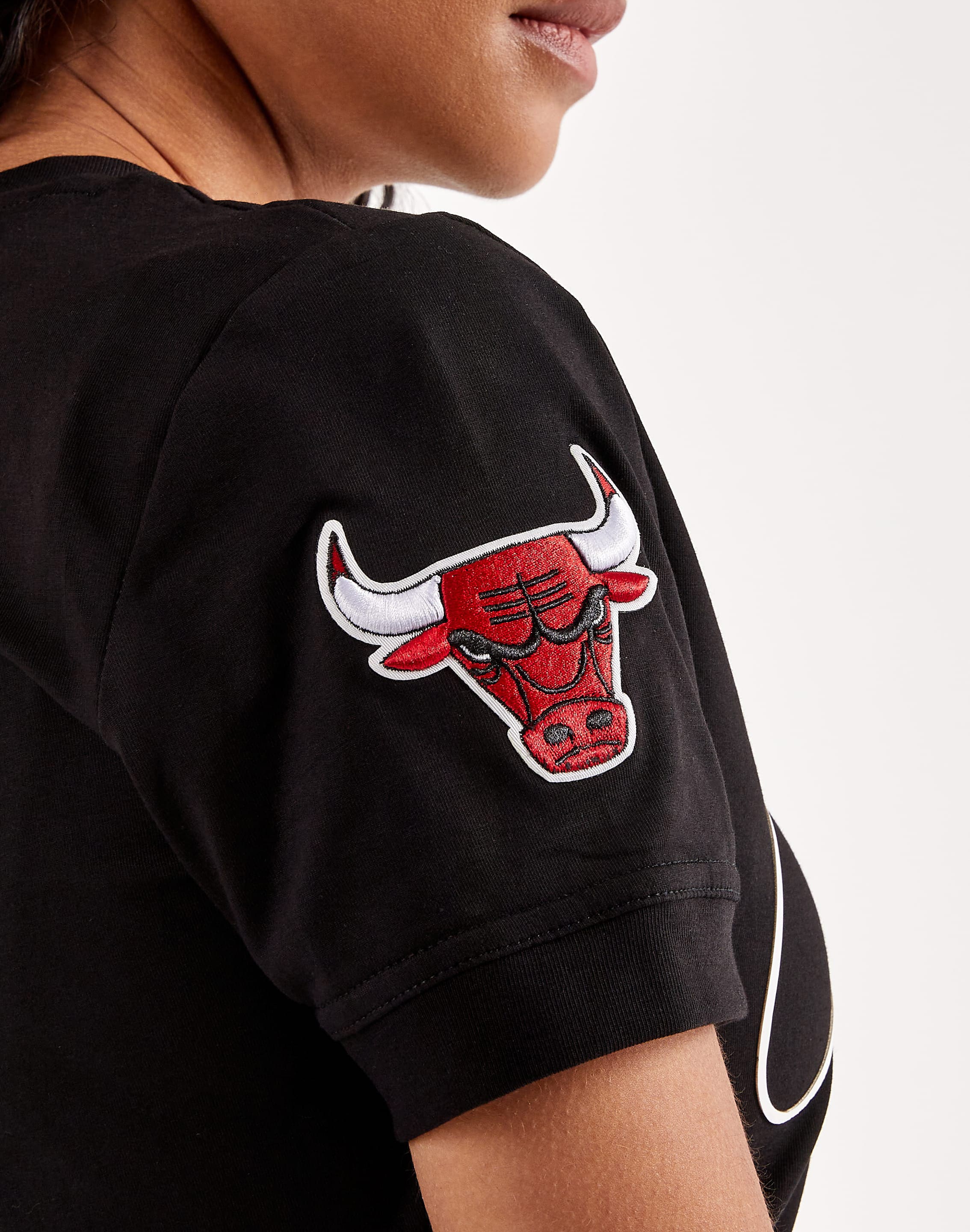 chicago bulls t shirt dress Women's Chicago Bulls Cream Effortless Tri-Blend T-Shirt Dress