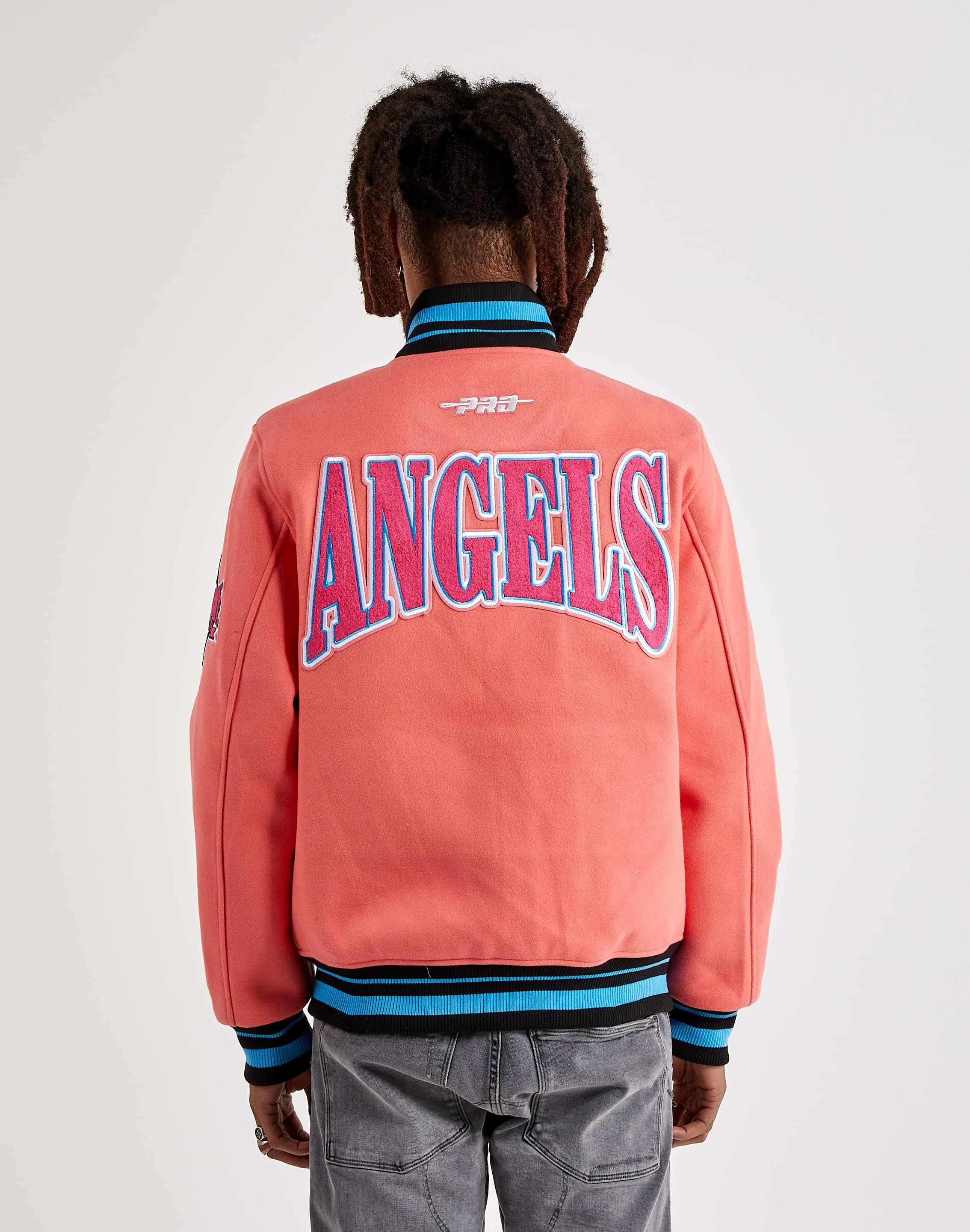 Pro Standard Los Angeles Angels Mash Up Varsity Jacket