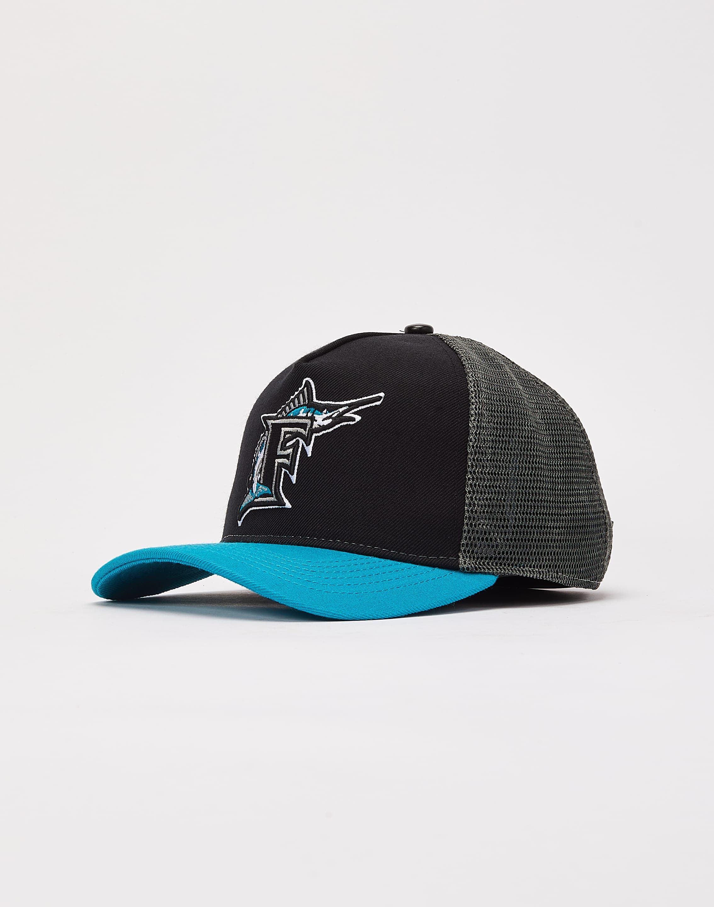 Pro Standard Men Pro Standard Florida Marlins Retro Trucker Hat Black 1 Size