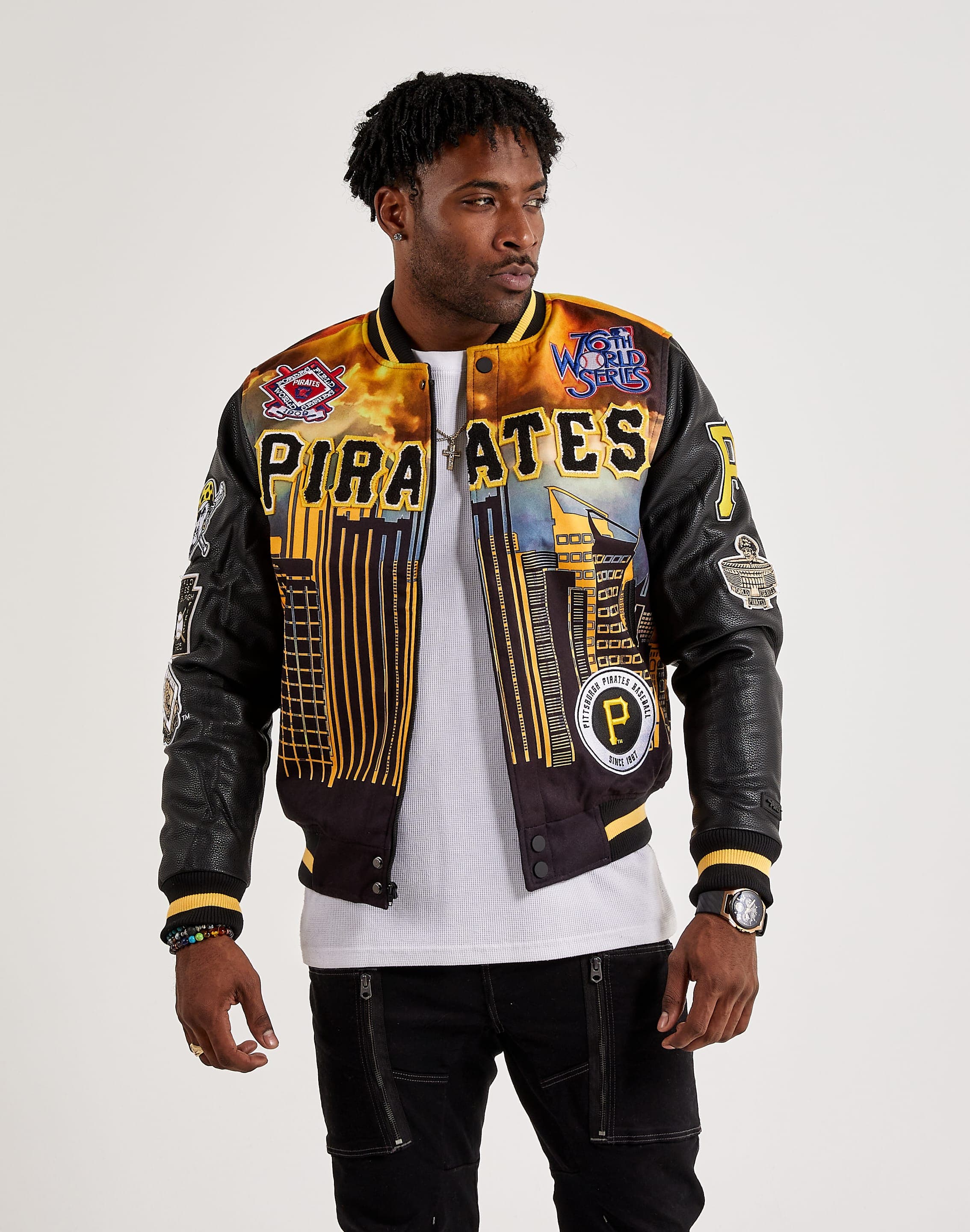 Pro Standard Pittsburgh Pirates Remix Varsity Jacket