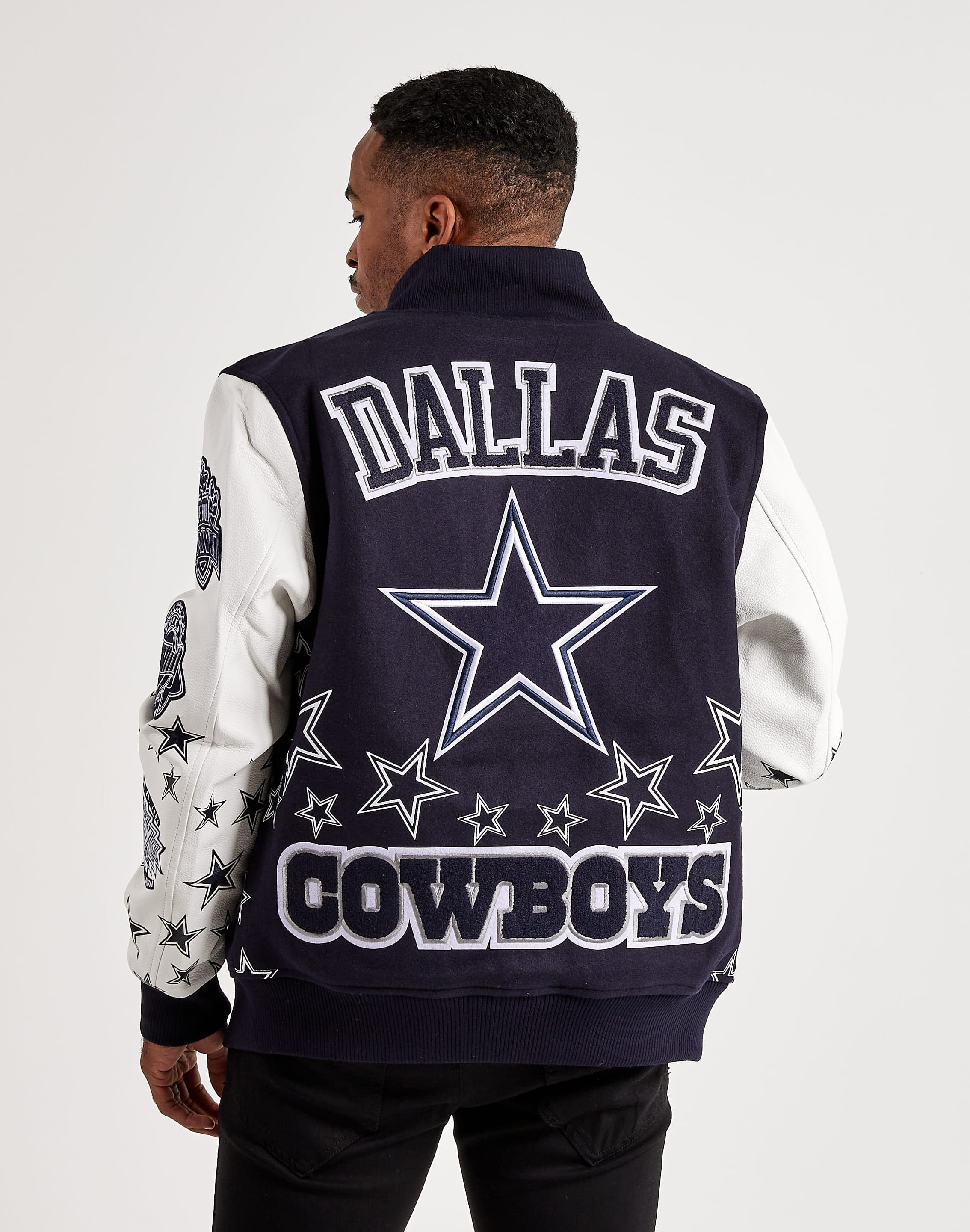 Dallas Cowboys Pro Standard Mash Up Logo Varsity Jacket