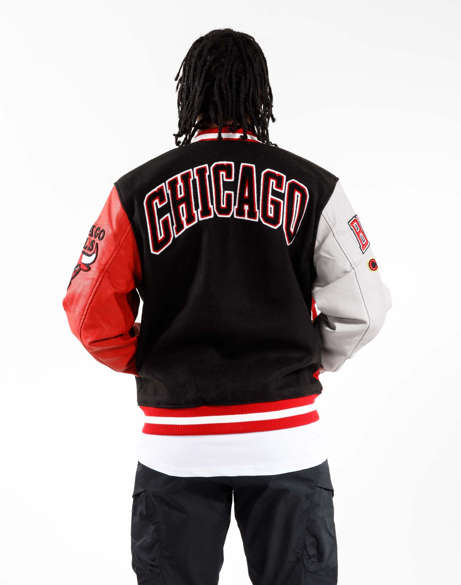 Pro Standard NBA Chicago Bulls Logo Varsity Jacket Black (S-Lg) At The  Mister Shop Since 1948
