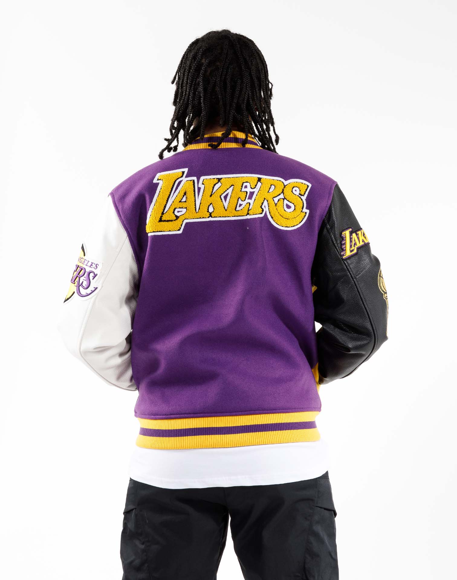 LA Standard Lakers Jacket  Los Angeles Varsity Jacket - Jackets Masters