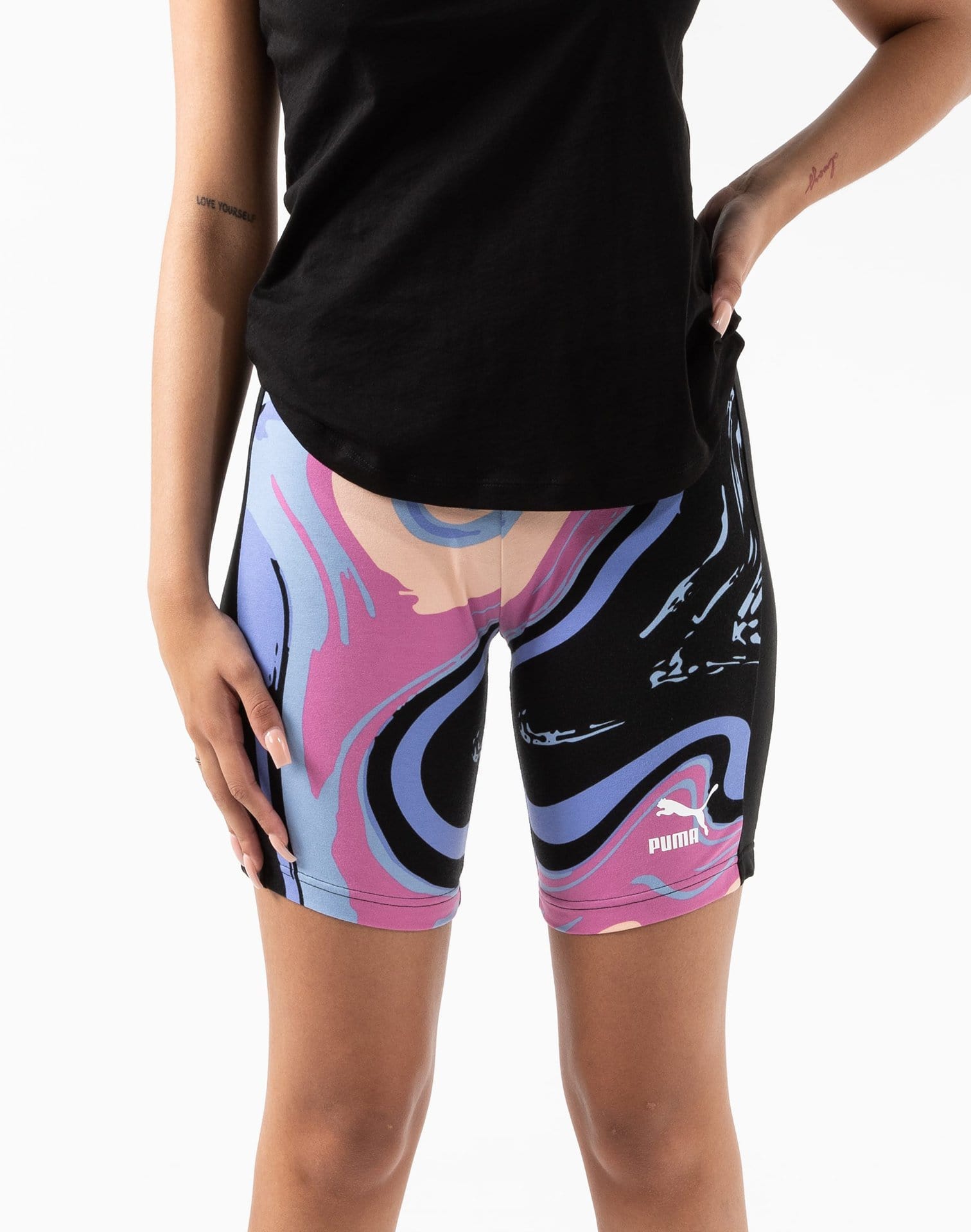 Puma marble shorts Clearance
