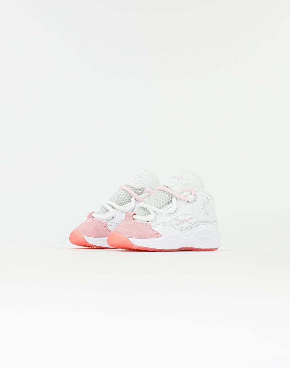 Reebok Question Mid 'Pink Toe' Toddler – DTLR