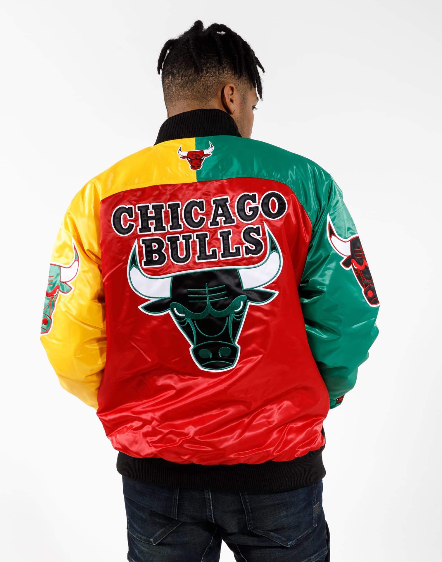 Chicago Bulls NBA Orange Satin Jacket - Paragon Jackets