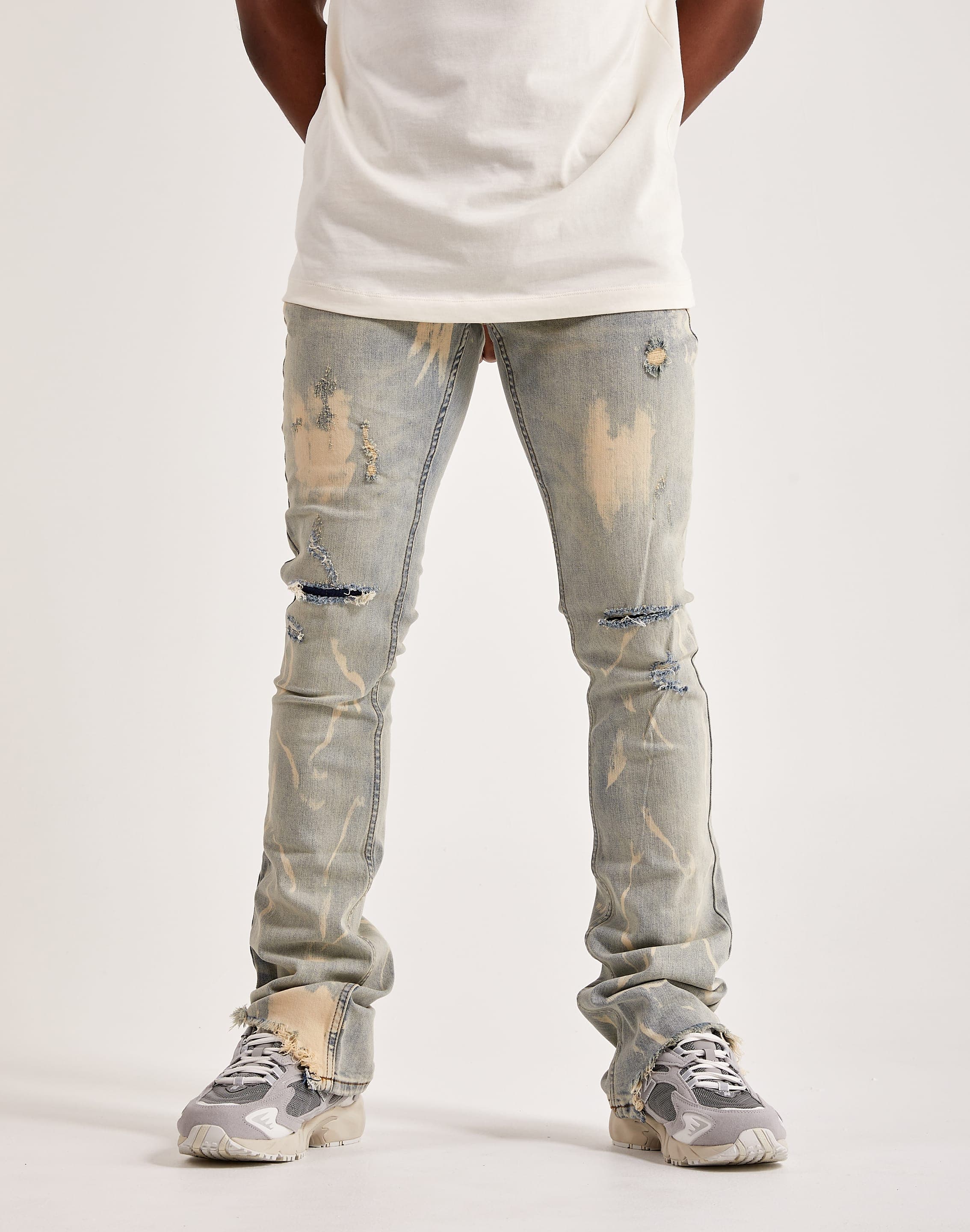 Serenity Sulfur Stacked Jeans – DTLR