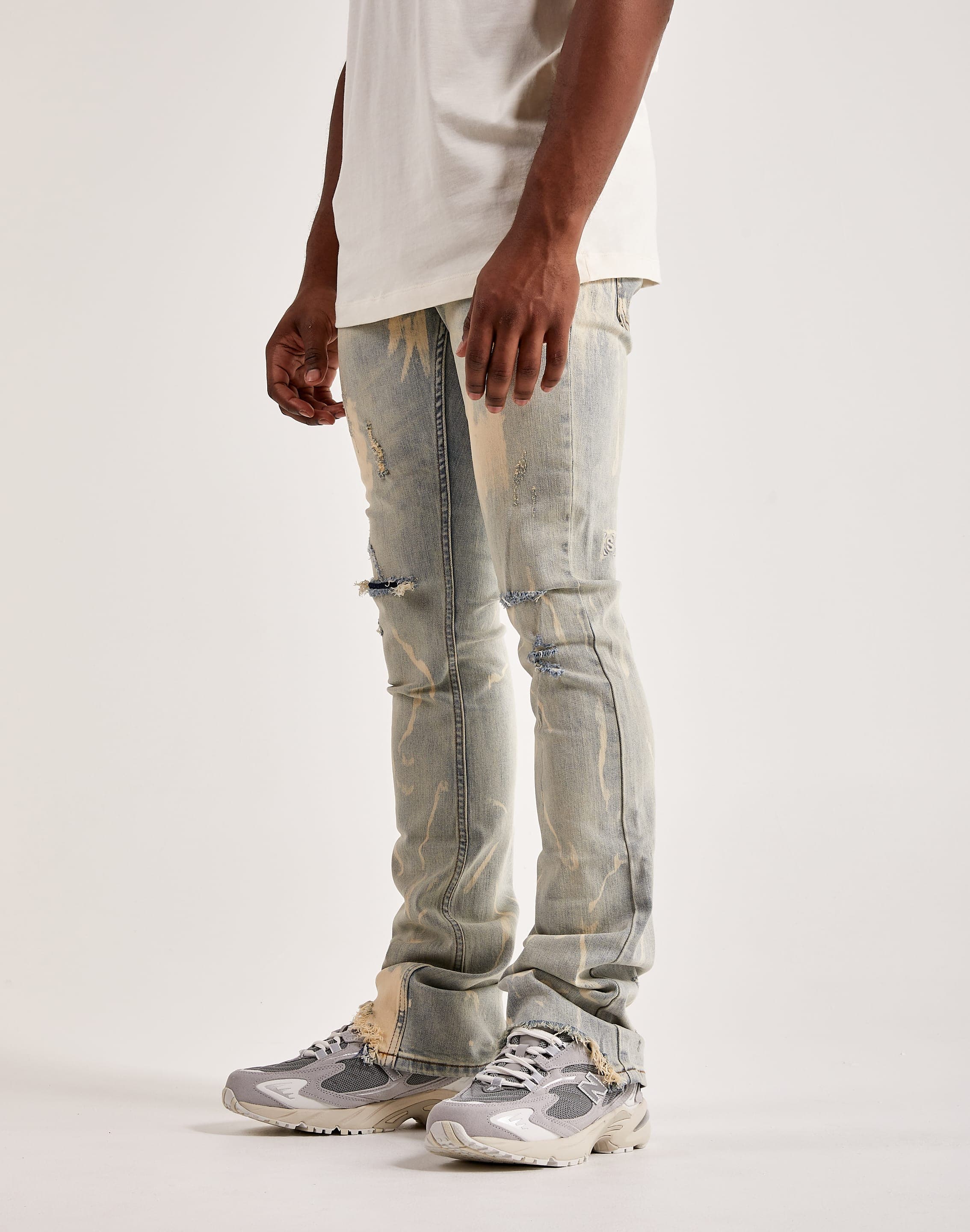 Serenity Sulfur Stacked Jeans – DTLR