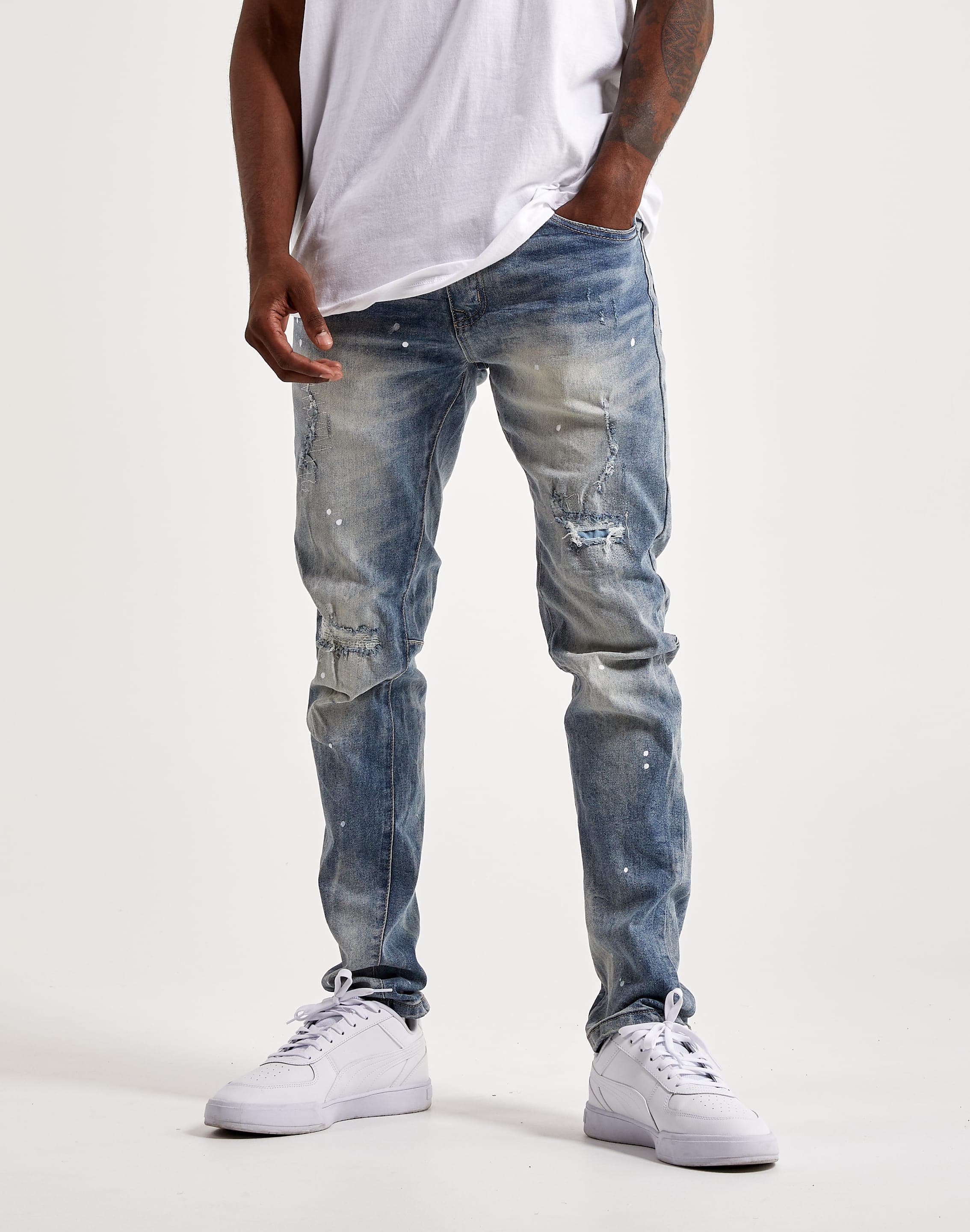 Photo of Smoke Rise Rip & Repair Jeans