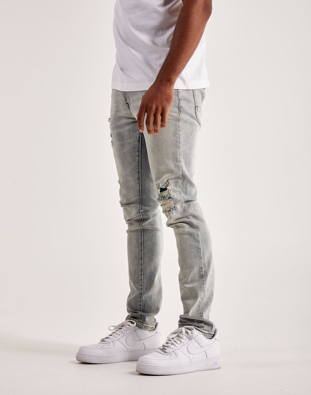 Men's Smoke Rise Slim Vintage Washed Jeans Echo Blue main image 1