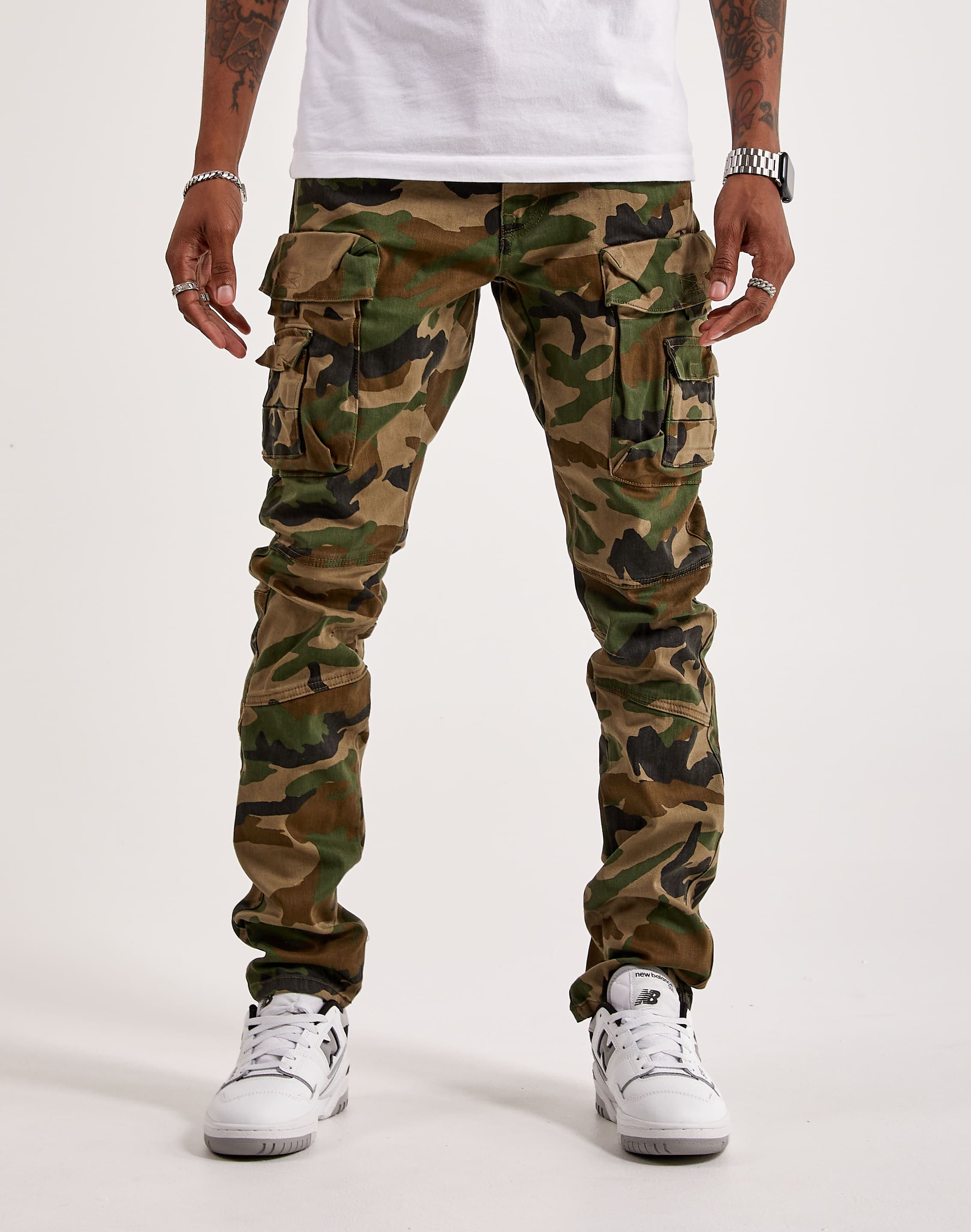 Smoke Rise Twill Slim Tapered Cargo Pants – DTLR