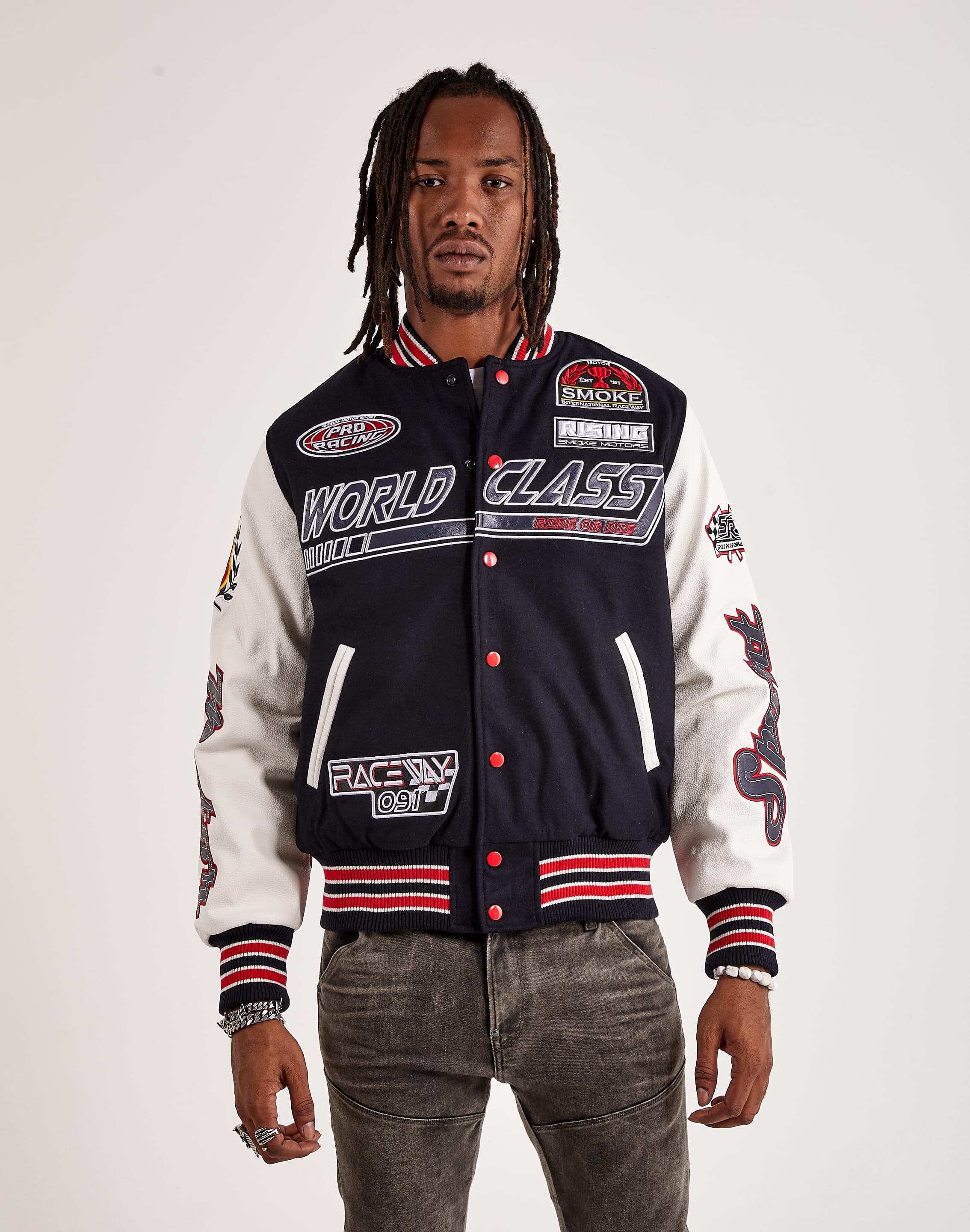 Smoke Rize Tag Smoke Rise Racing Varsity Jacket – DTLR