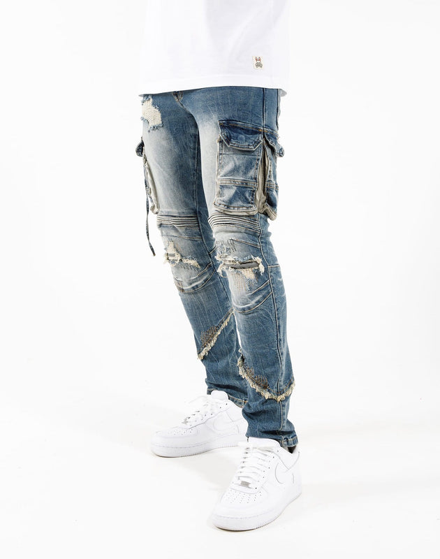 Smoke Rise Mixed Media Jeans DTLR