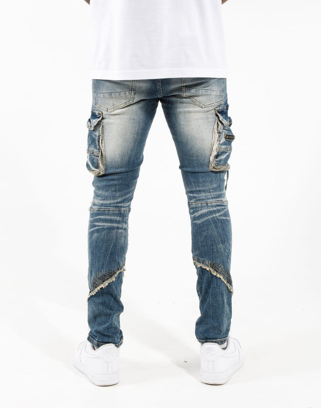 Smoke Rise Mixed Media Jeans DTLR