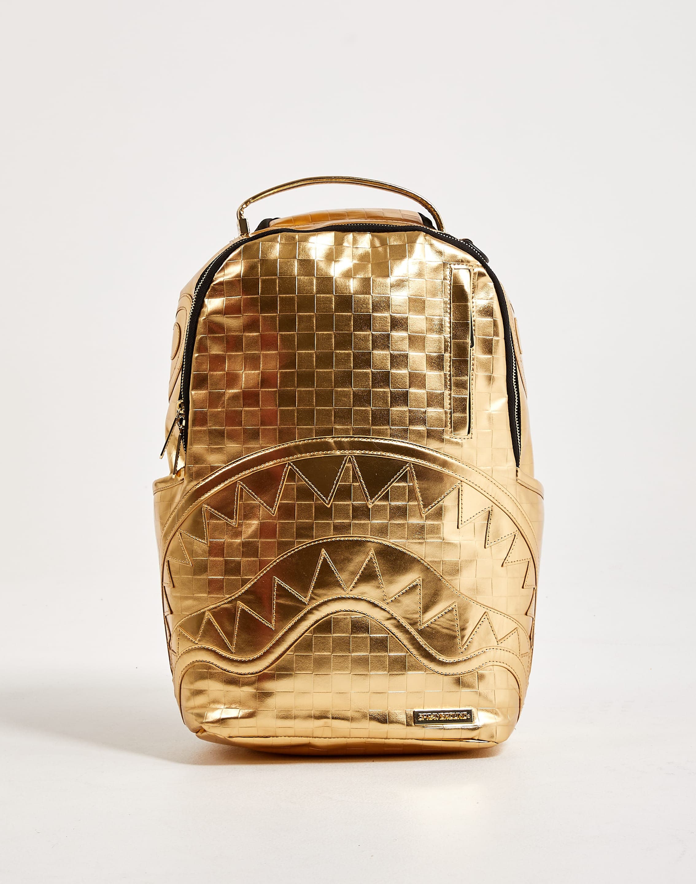 Sprayground gold brick backpack Clearance