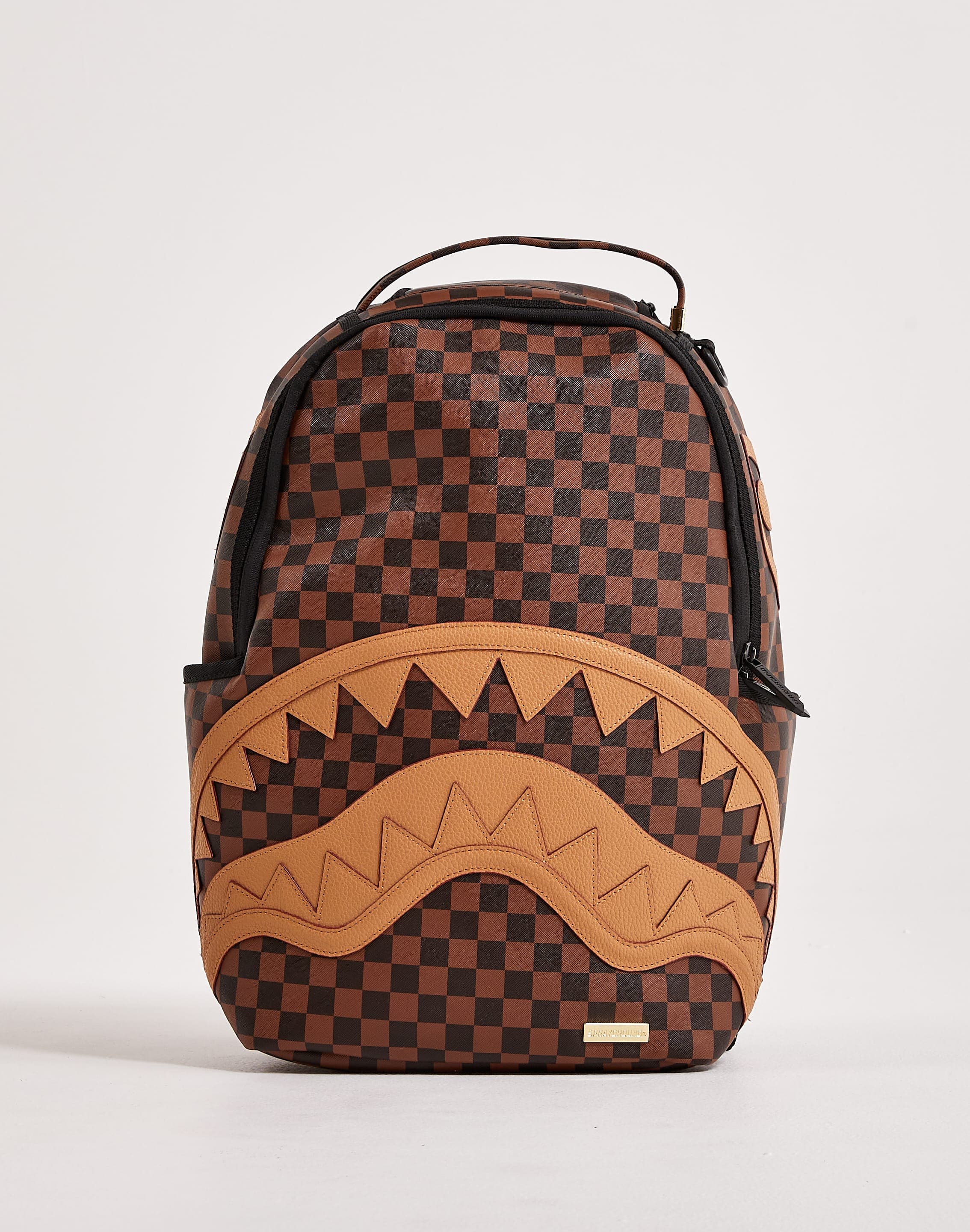 sprayground backpack brown