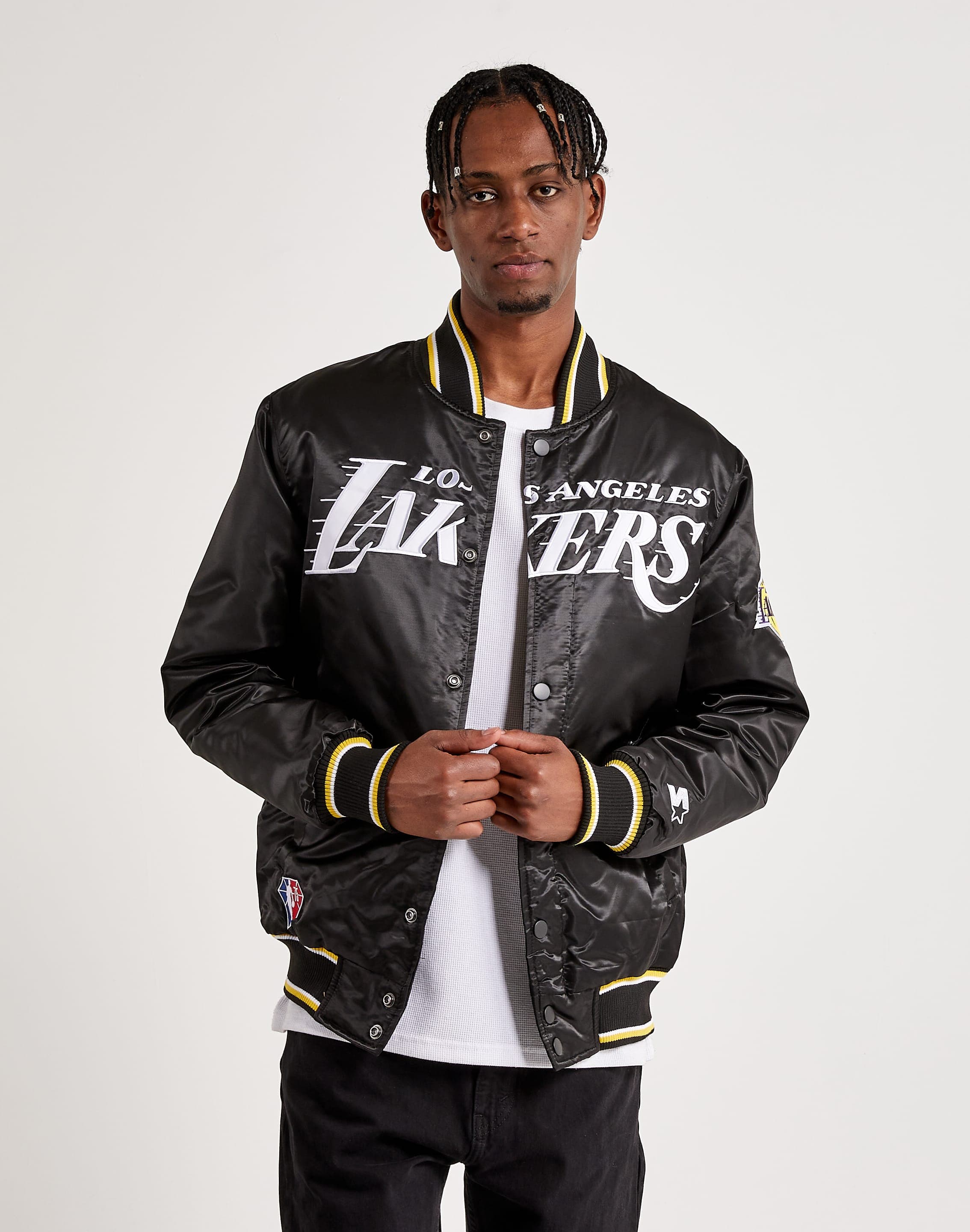 Los Angeles Lakers Starter The Captain II Full-Zip Varsity Jacket