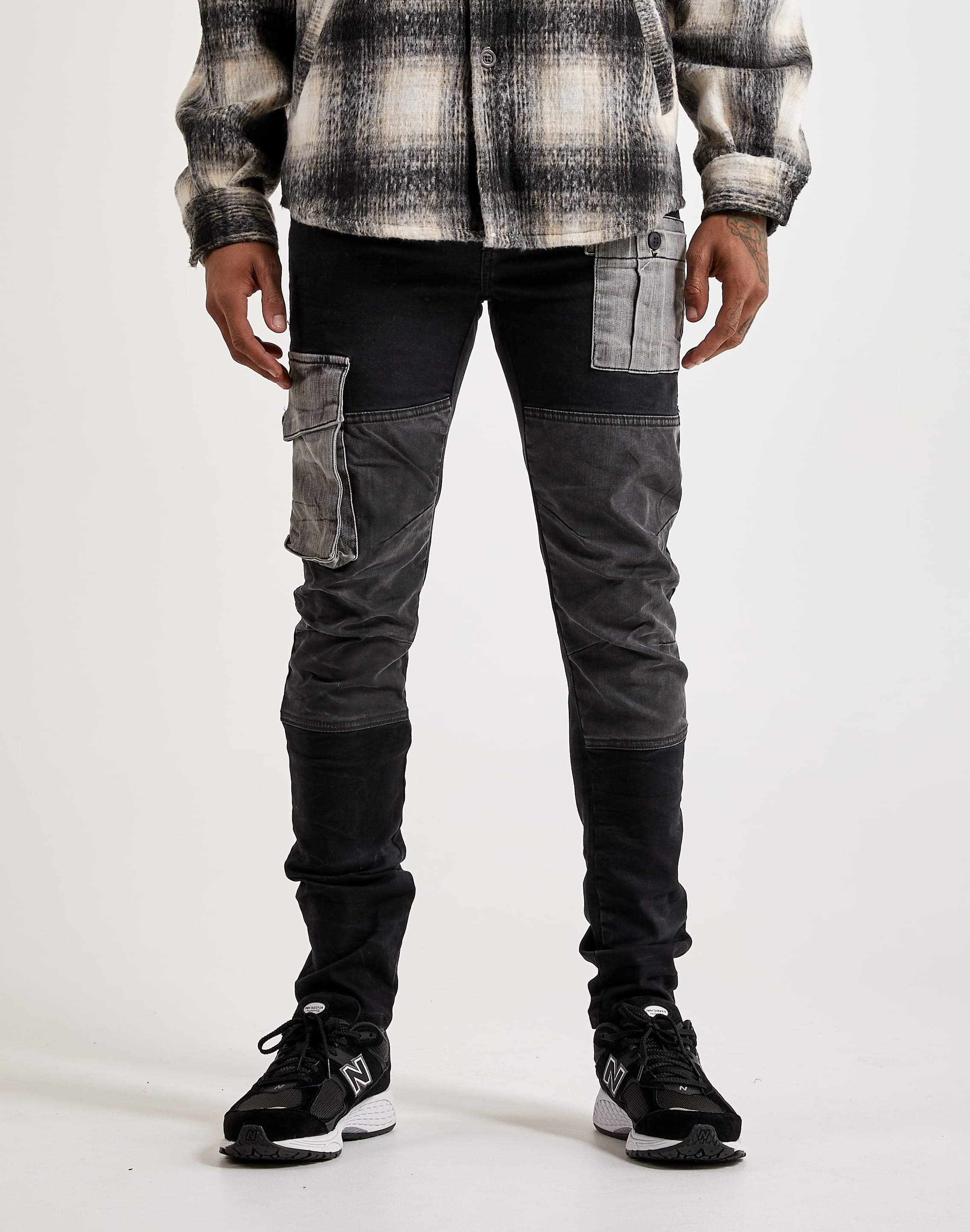 Taker Patchwork Twill Pants