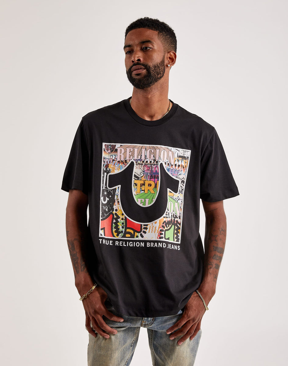 True Religion Relaxed Layered Art Tee – DTLR
