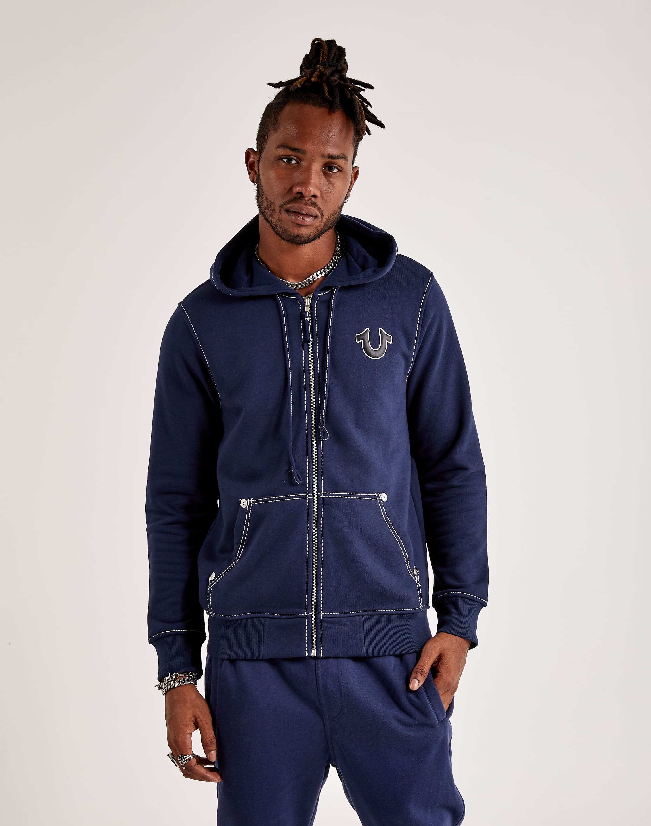 True Religion Heritage Big T Zip-Up Hoodie – DTLR