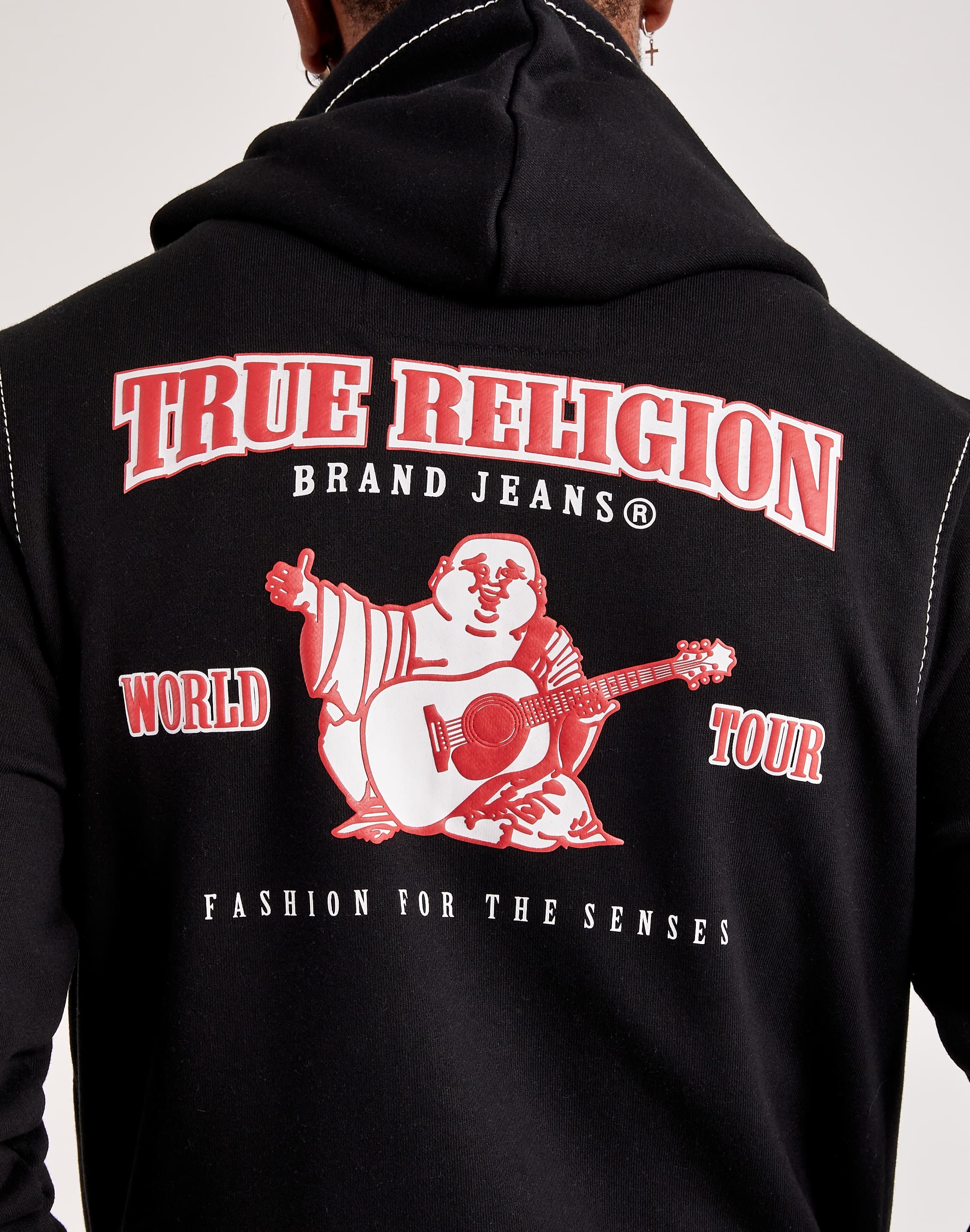 True Religion Heritage Big T Zip Up Hoodie DTLR True Religion Heritage Big T Zip Up Hoodie DTLR