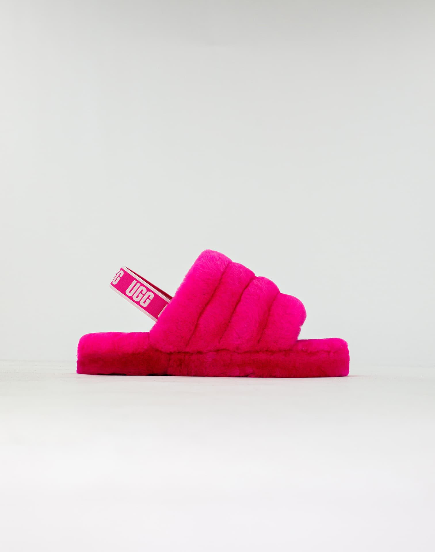 Ugg Kids Fluff Yeah Ugg Slippers Pink Slide Slipper Rock Rose