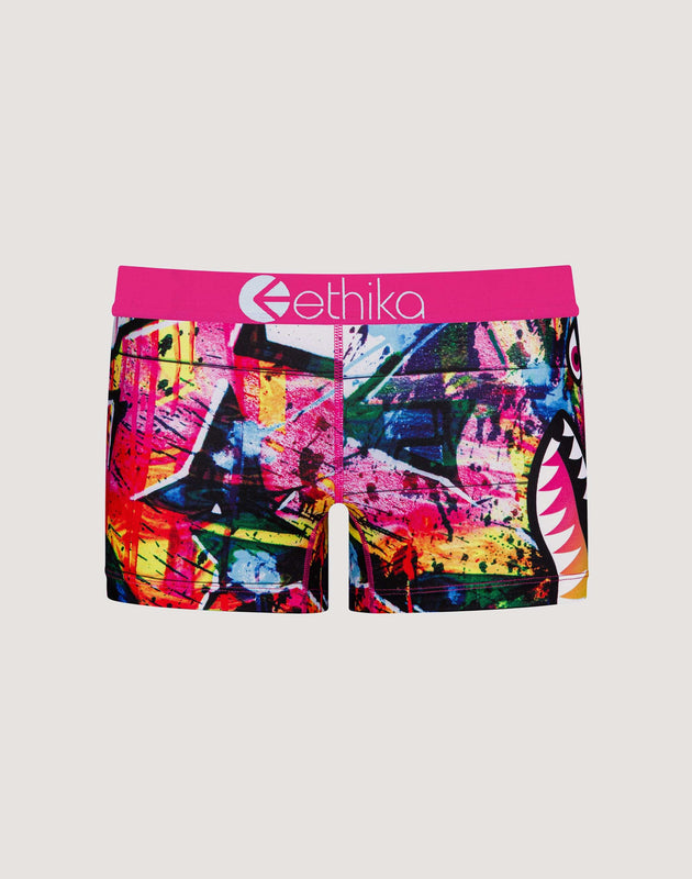 Ethika Bomber Pink Drip Boy Shorts DTLR