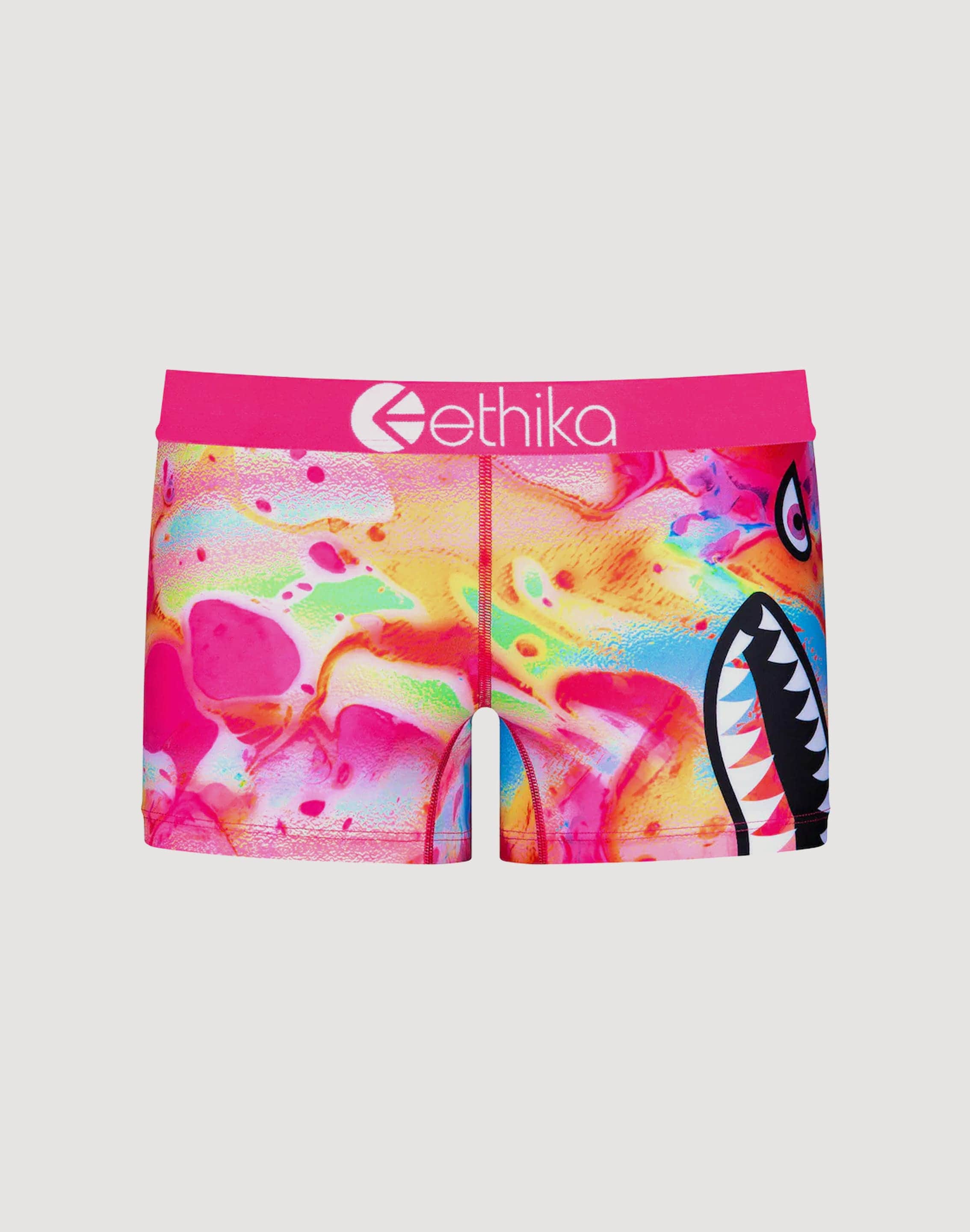 ETHIKA Womens Fresh Prints Boyshort Underwear Pink > Henner