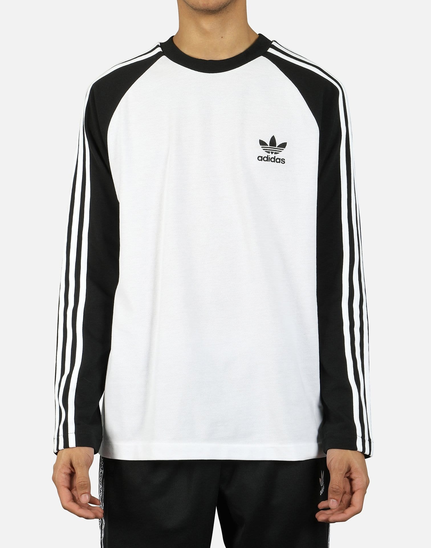 Adidas 3-STRIPES LONG-SLEEVE SHIRT – DTLR - Main Image