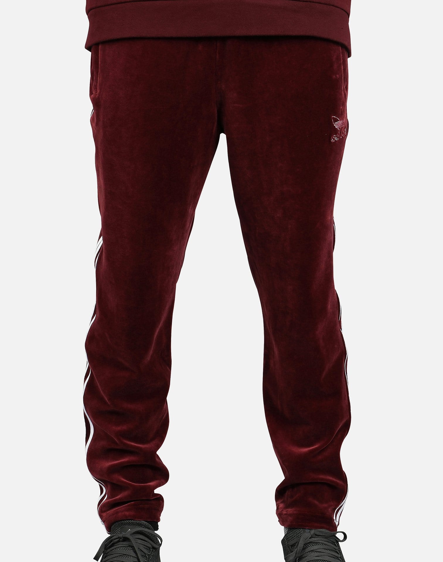 Pants and jeans adidas Velour Pants Cuffed Victory Crimson  Footshop