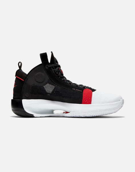 air jordan 34 white black red