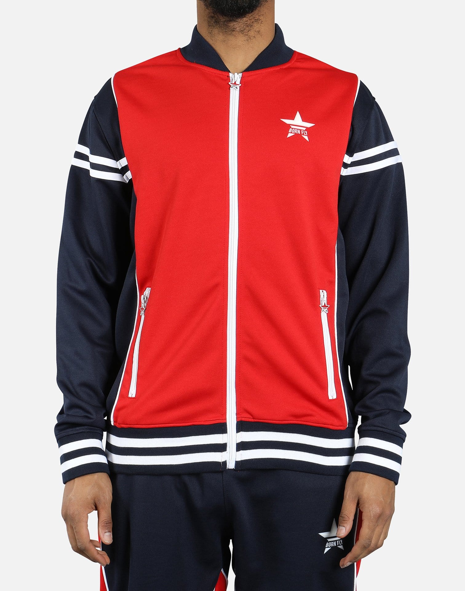 Photo of Born Fly POLY TRICOT FULL ZIP JACKET
