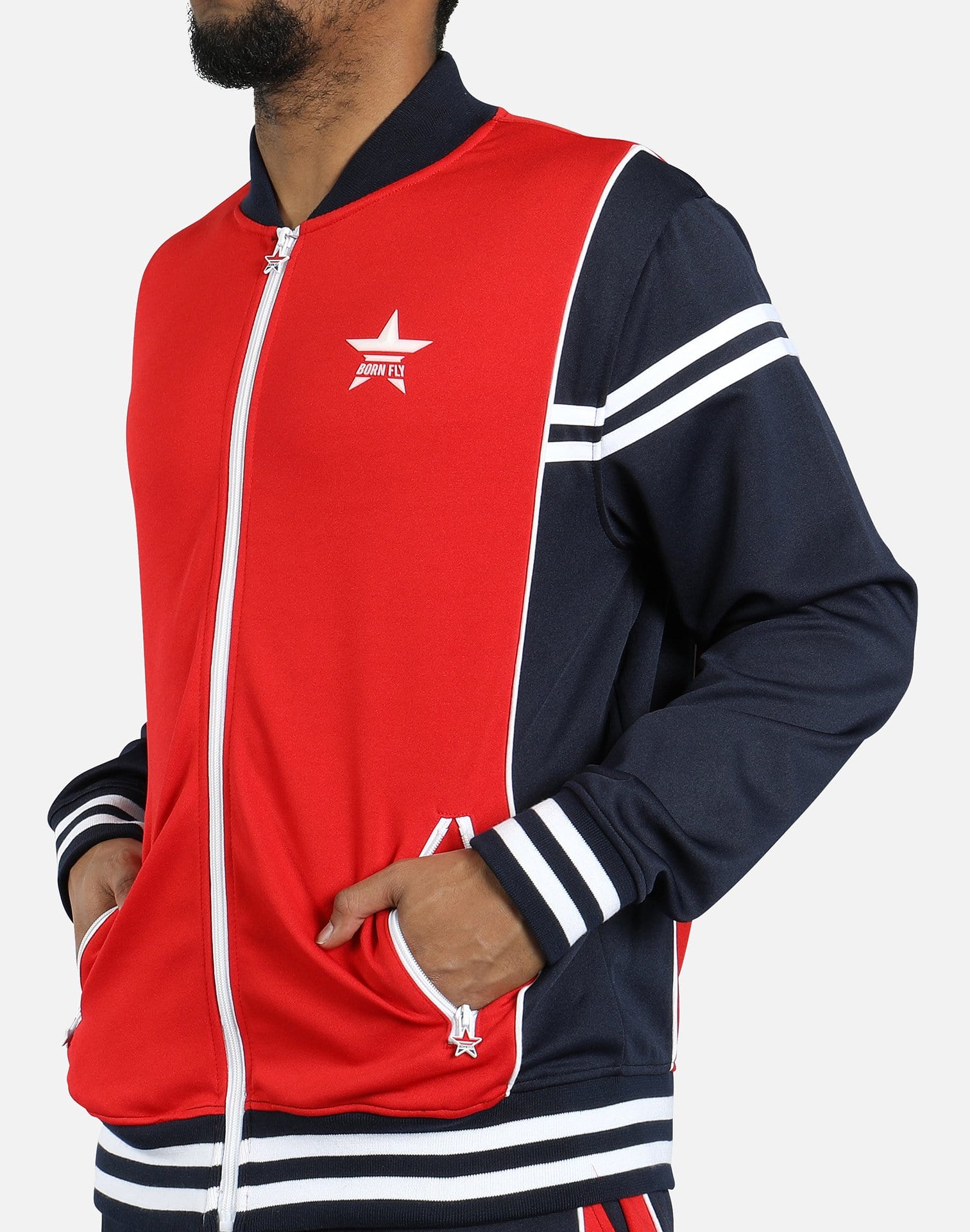 Photo of Born Fly POLY TRICOT FULL ZIP JACKET