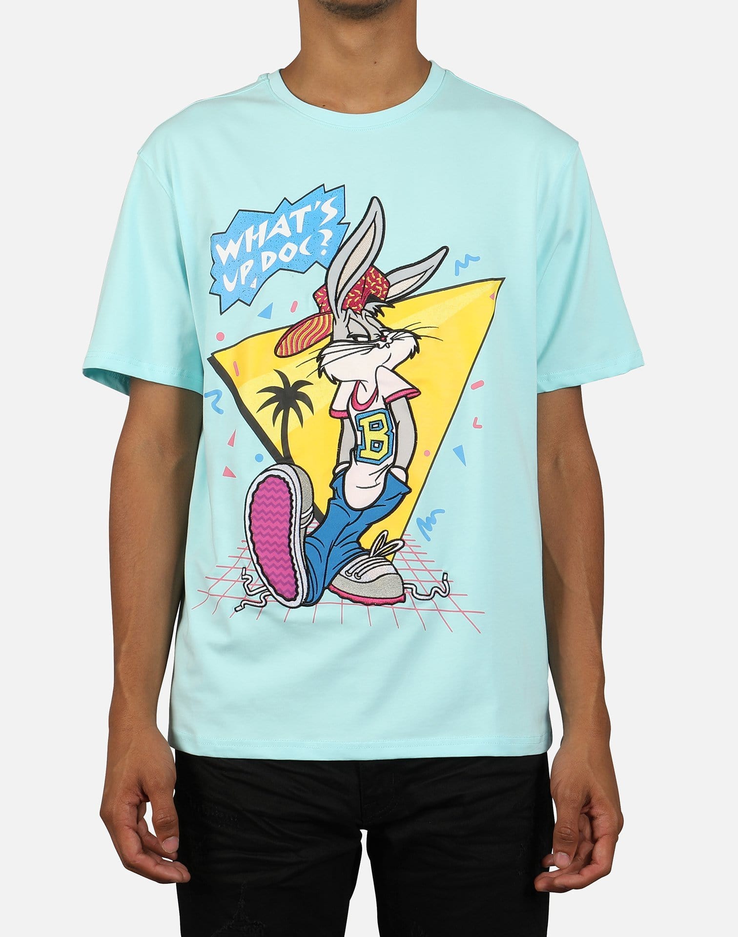 Central Mills Inc Men's Bugs Bunny Party Tee