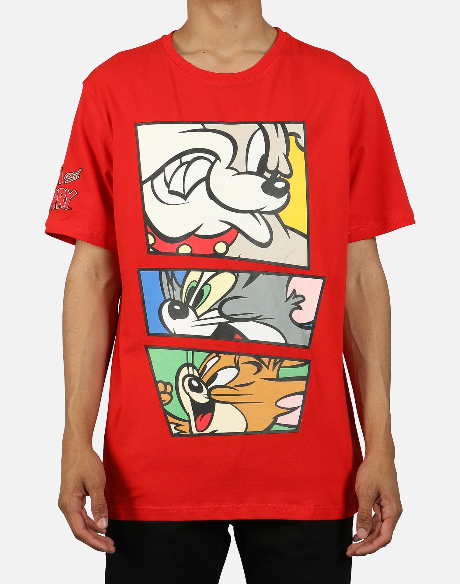 Central Mills Inc. Men's Split Tom and Jerry Tee