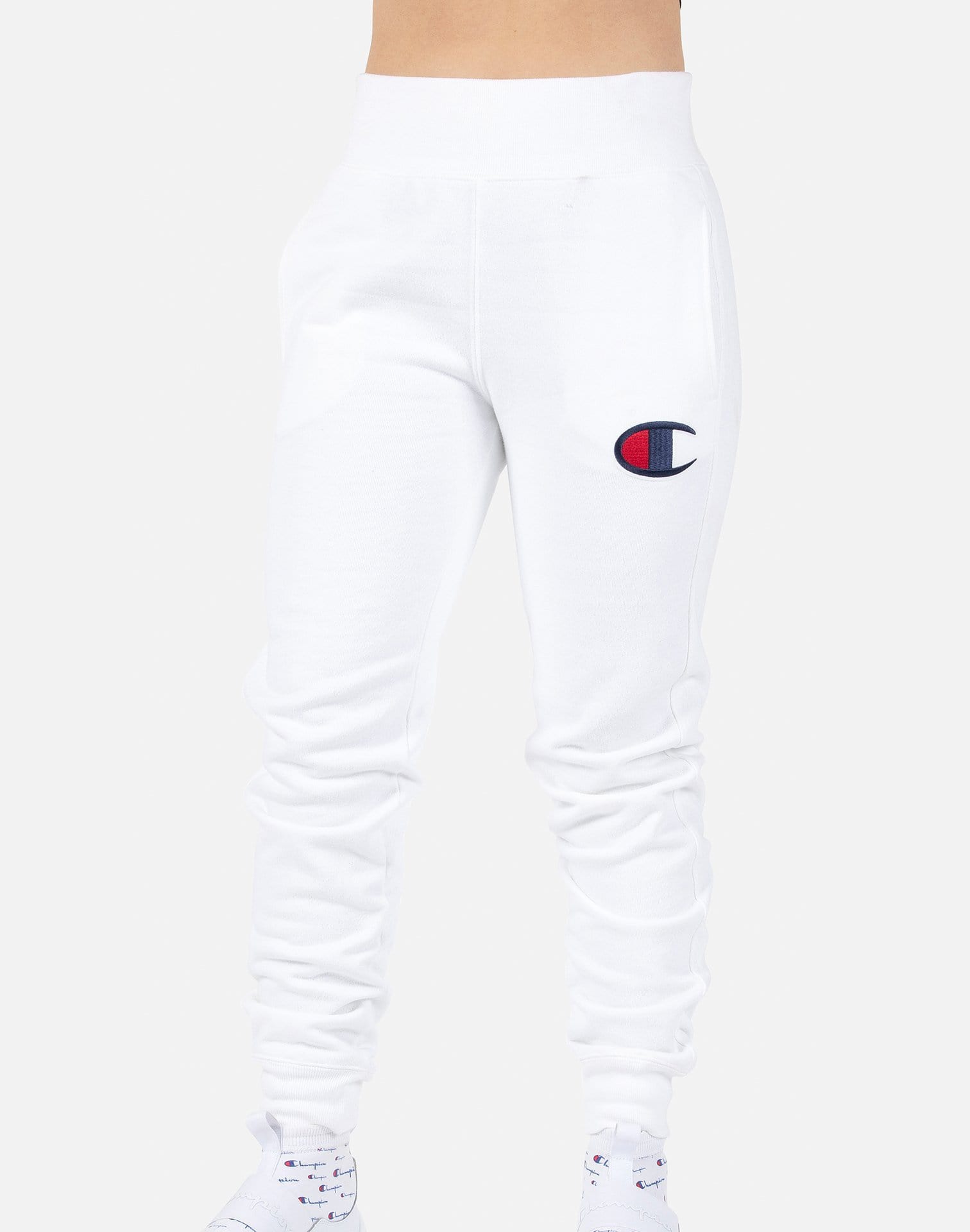 Joggers Sweatpants Womens White Champion Sweatpants Champion