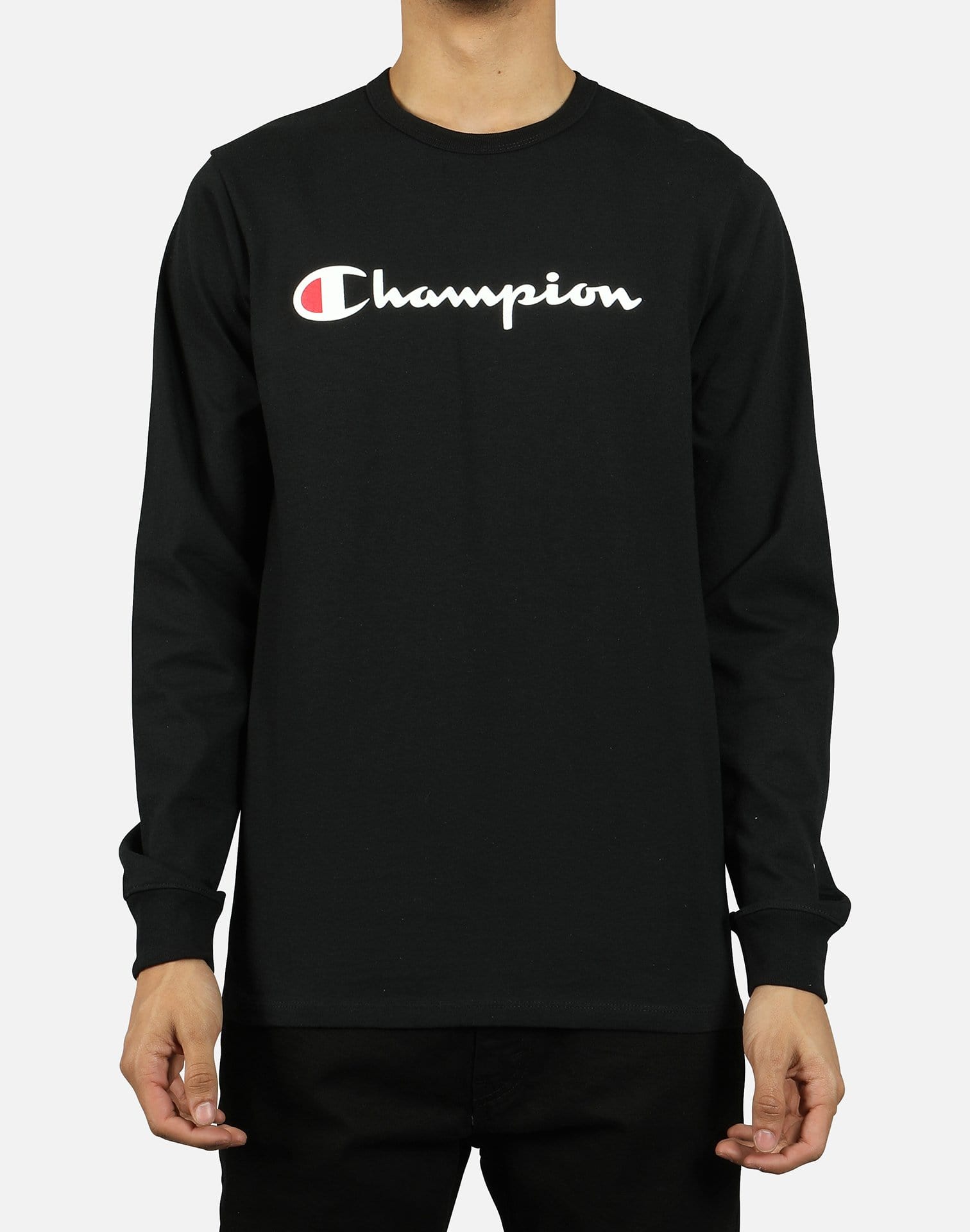 Champion INK SCRIPT LOGO LONG-SLEEVE SHIRT – DTLR